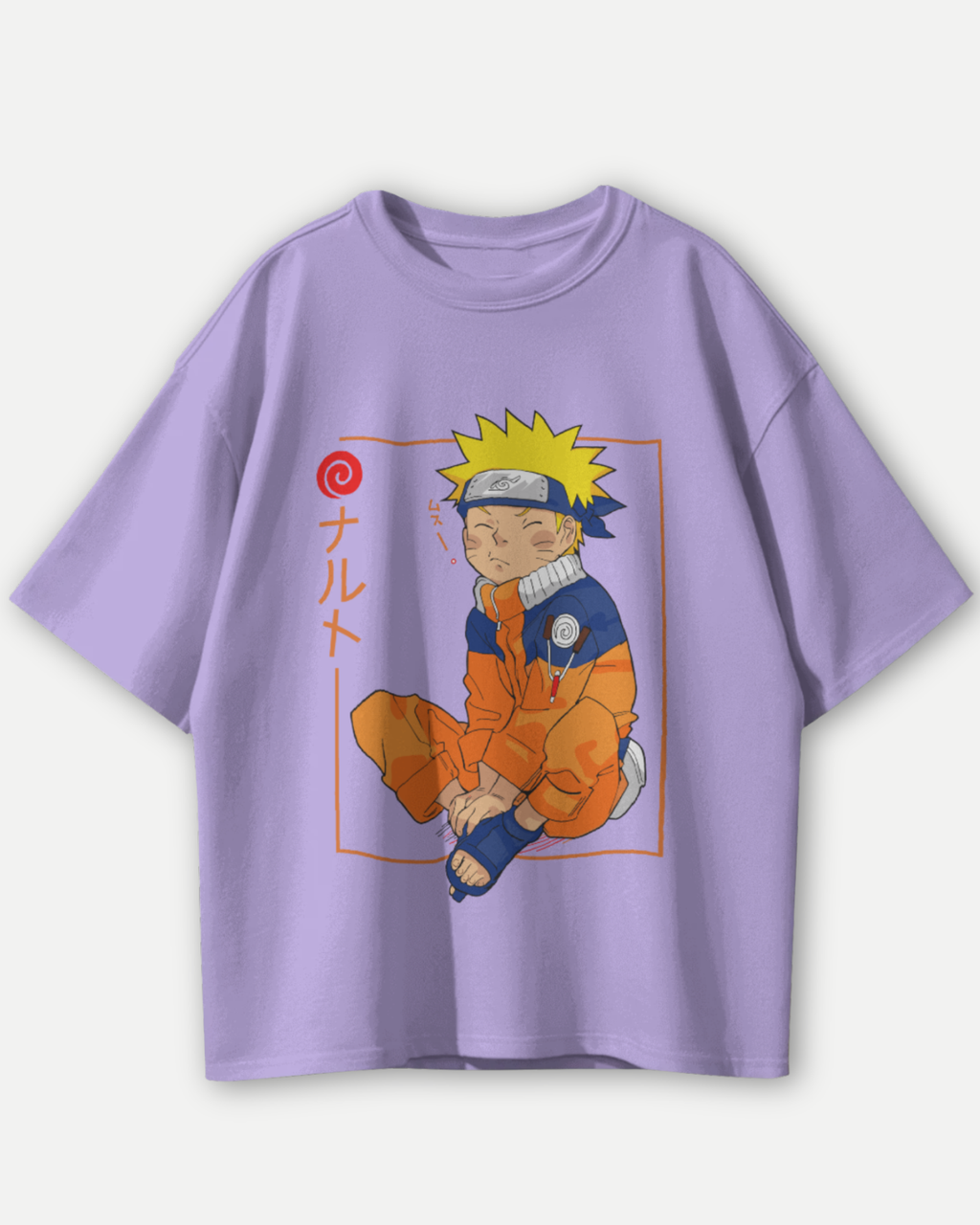 Sleepy Naruto T-Shirt - Premium Oversized Naruto Apparel