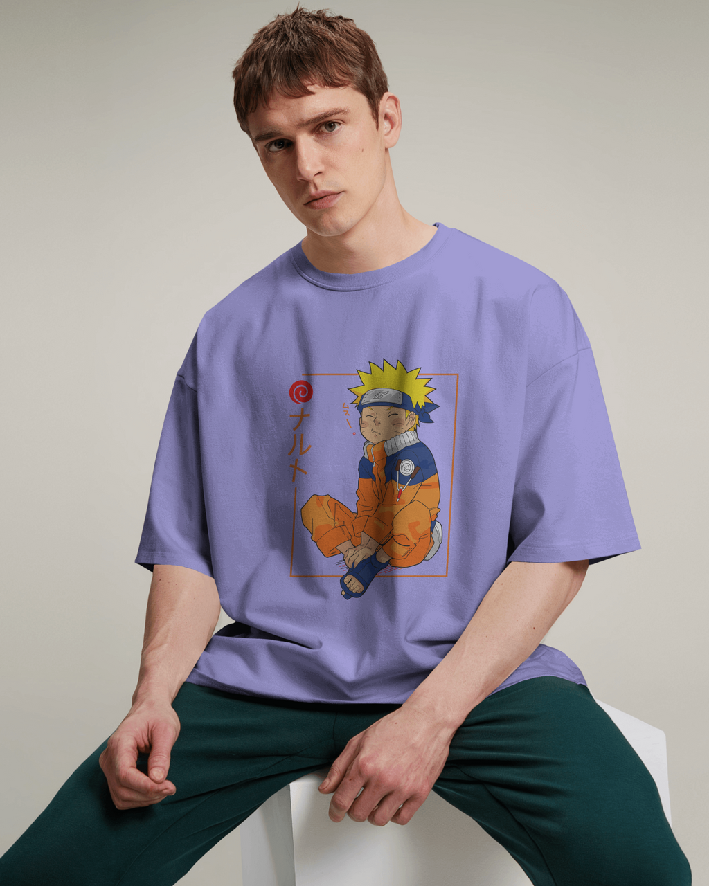Sleepy Naruto T-Shirt - Premium Oversized Naruto Apparel