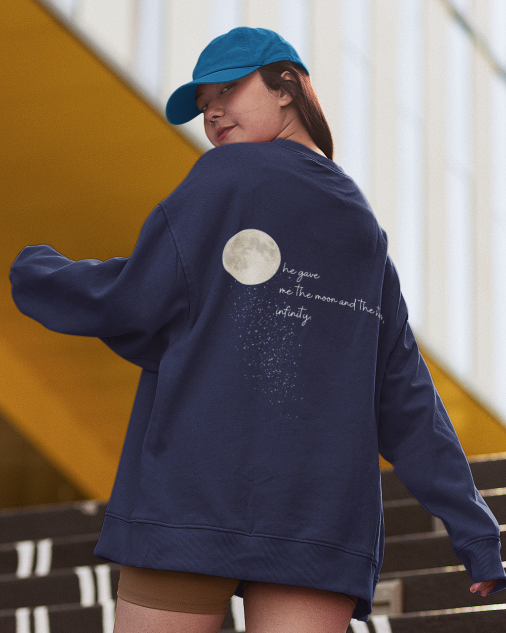 Celestial Love Oversized Sweatshirt