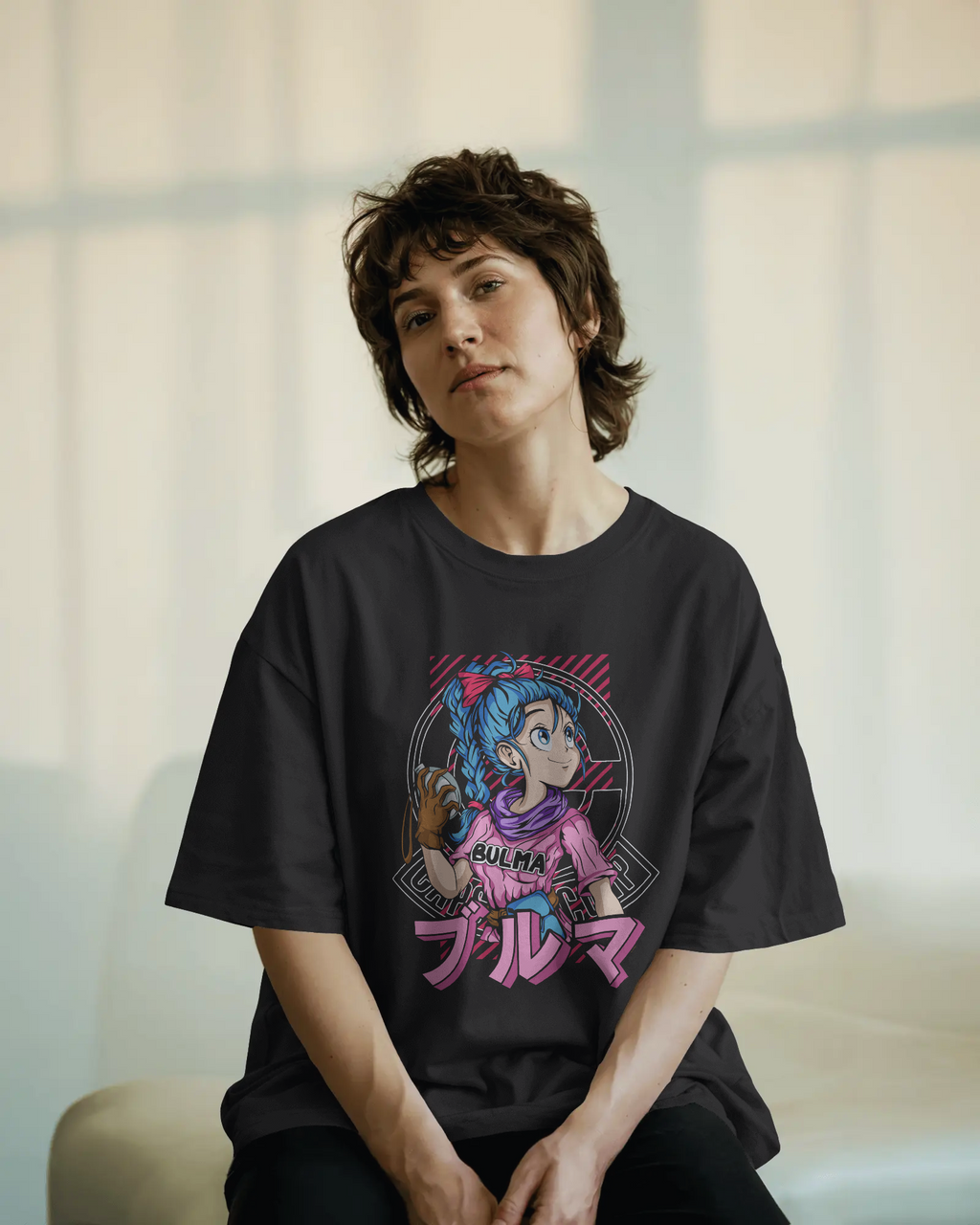 Bulma Premium Oversized T-Shirt from Dragon Ball Z