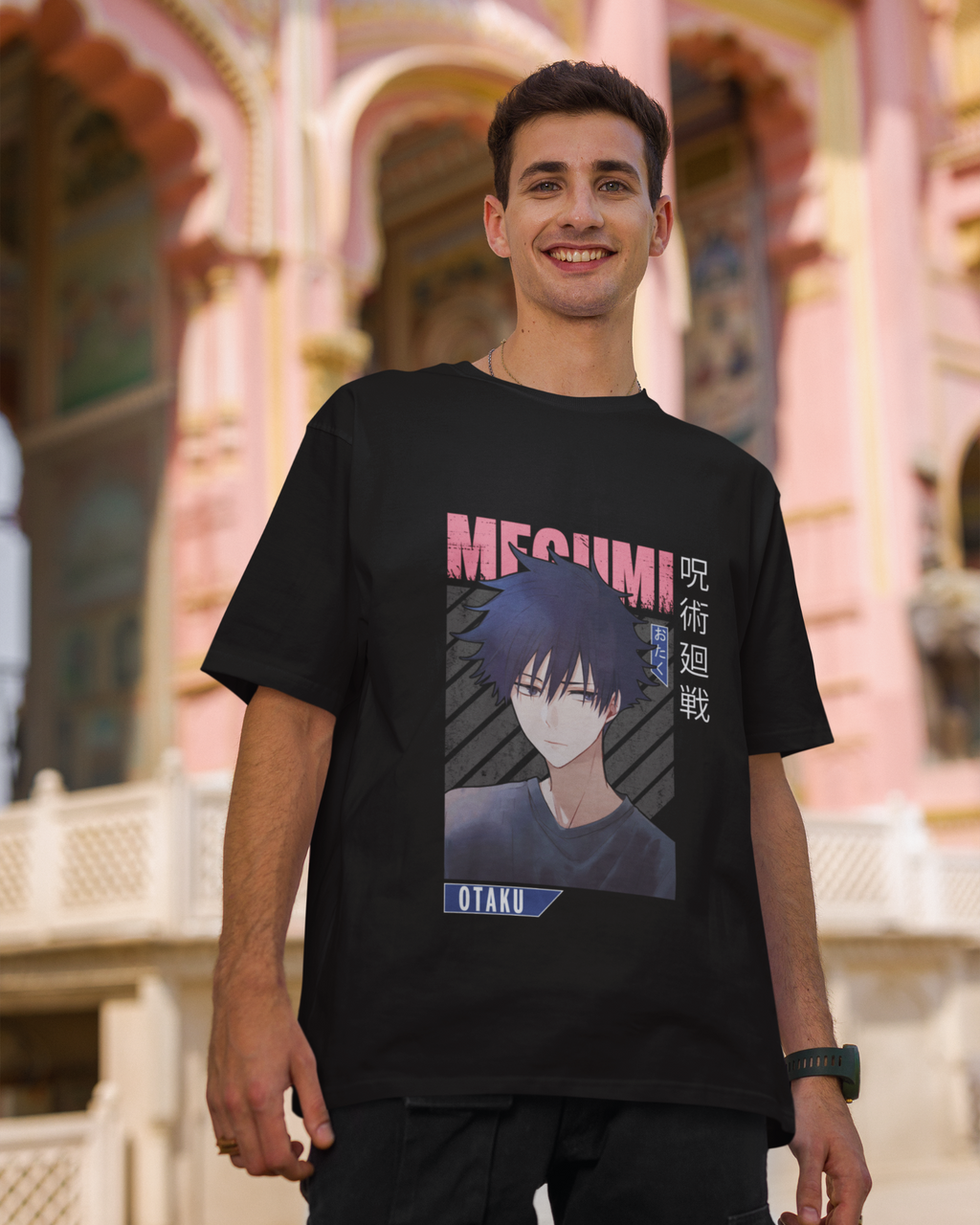 Megumi Fushiguro T-shirt | Jujutsu Kaisen Premium Oversized T-shirt