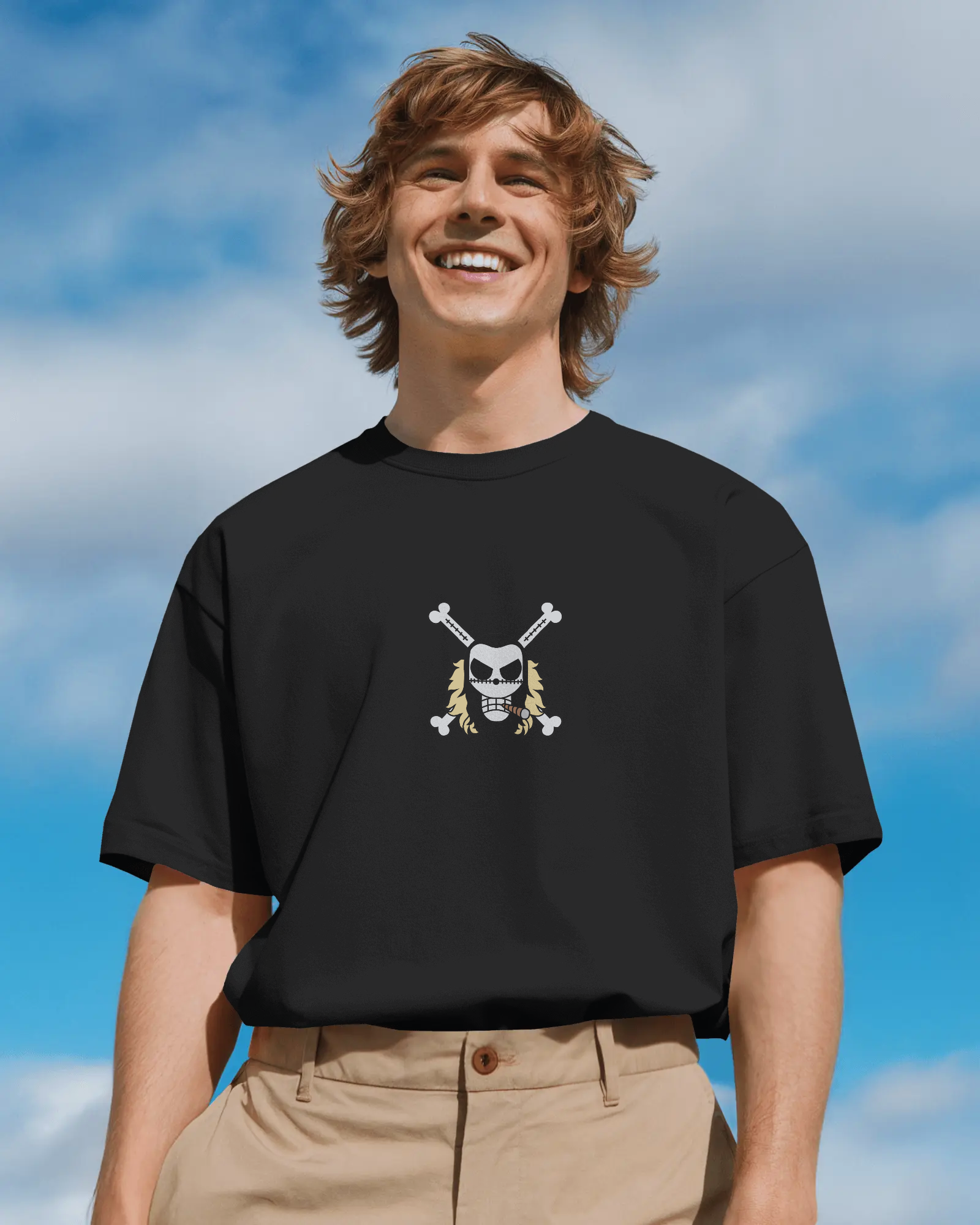 Sir Crocodile One Piece T-shirt | Premium Oversized T-Shirt