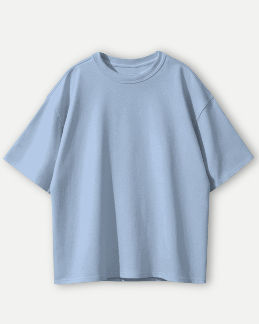Baby Blue Basic Oversized T-shirt