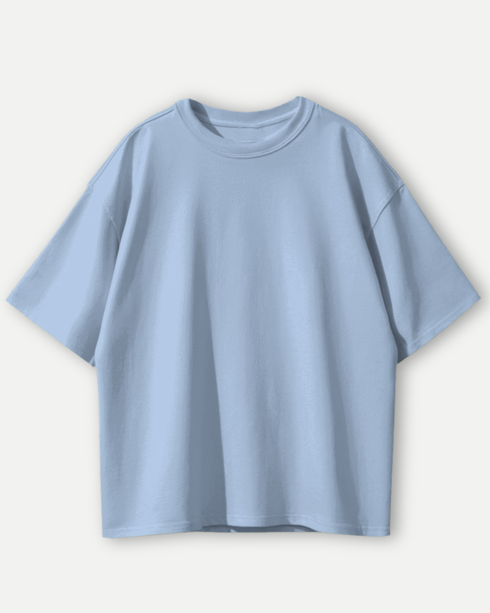 Baby Blue Basic Oversized T-shirt