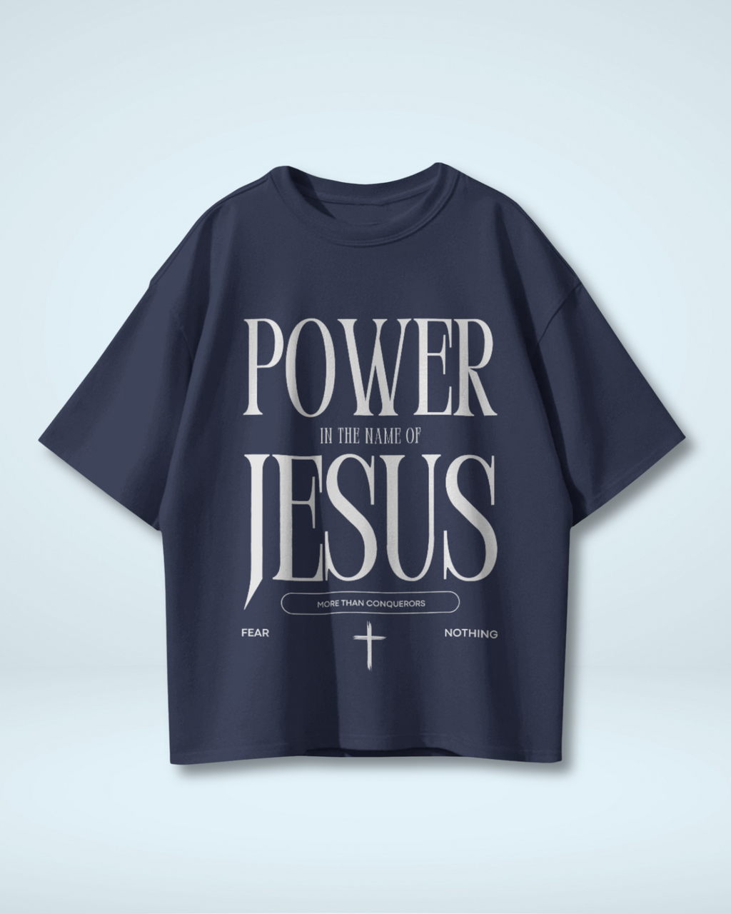 Unleash Your Faith: "POWER IN THE NAME OF JESUS" Spiritual T-Shirt