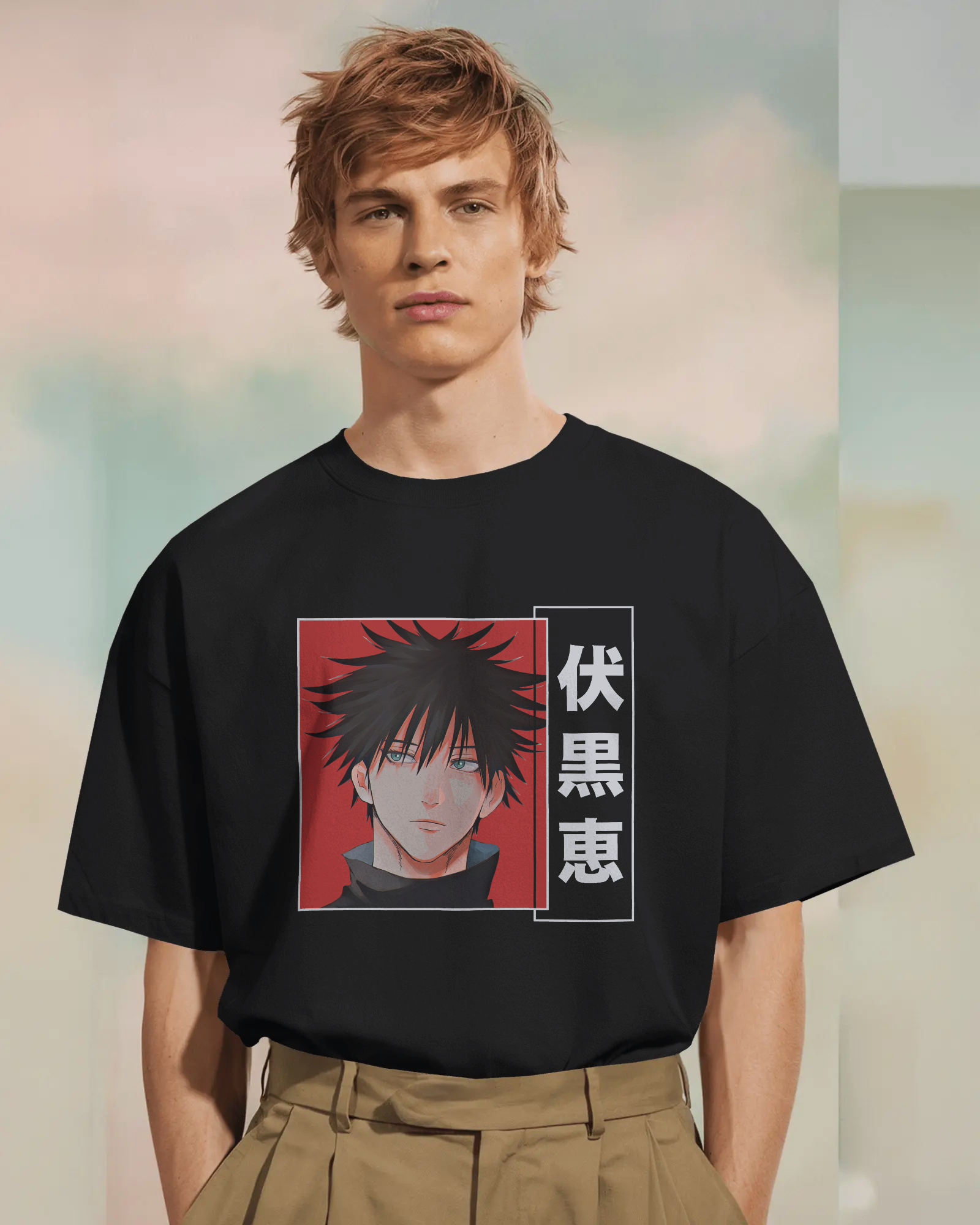 Megumi Fushiguro T-Shirt | Jujutsu Kaisen Premium Oversized T-shirt