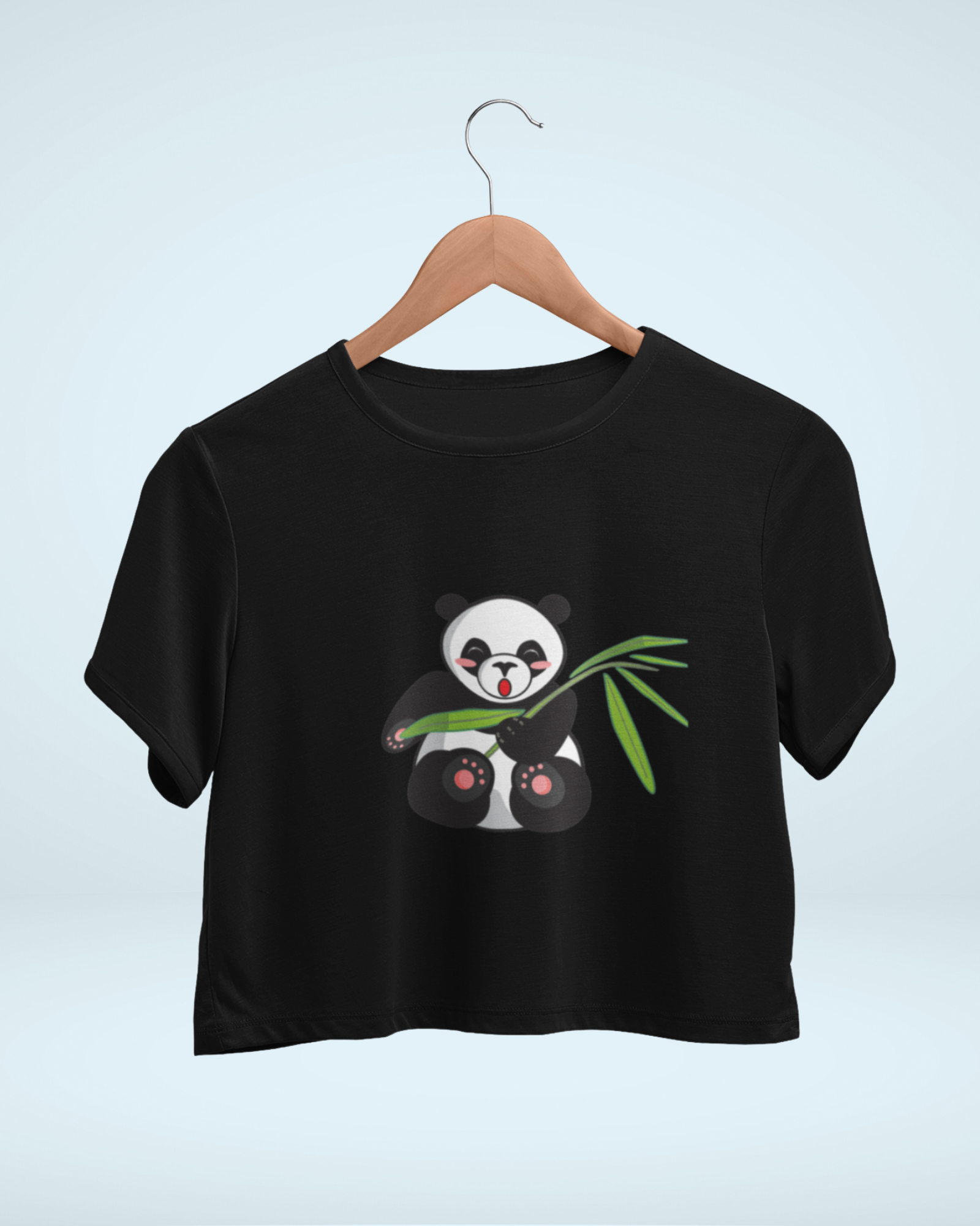 Panda Cuteness Overload Crop Top