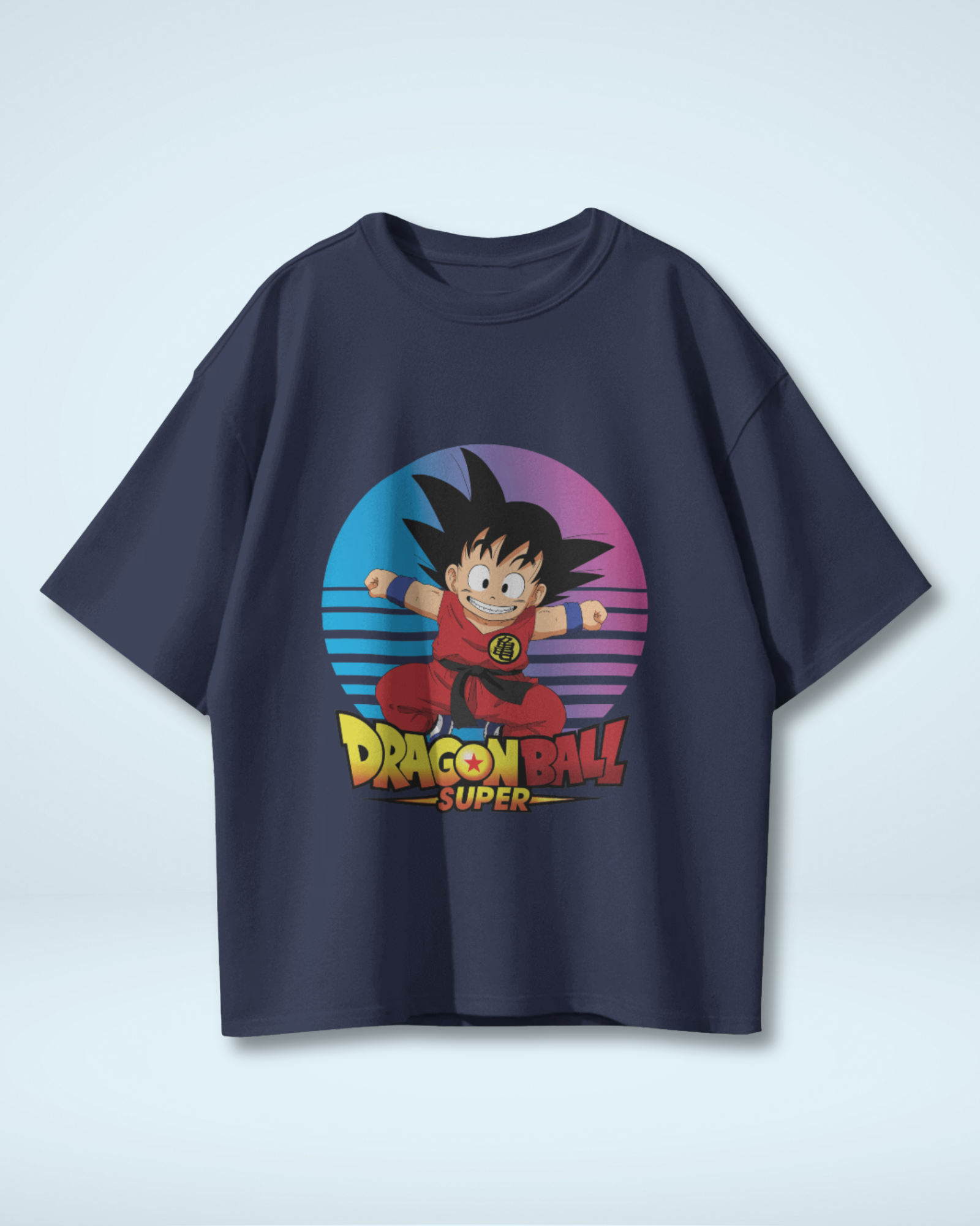 Retro Saiyan Kid Goku T-shirt | Dragon Ball Z Premium Oversized T-shirt