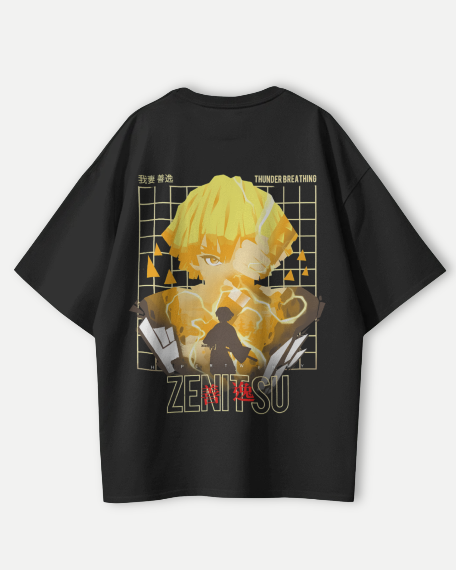 Zenitsu Demon Slayer Premium Oversized T-shirt
