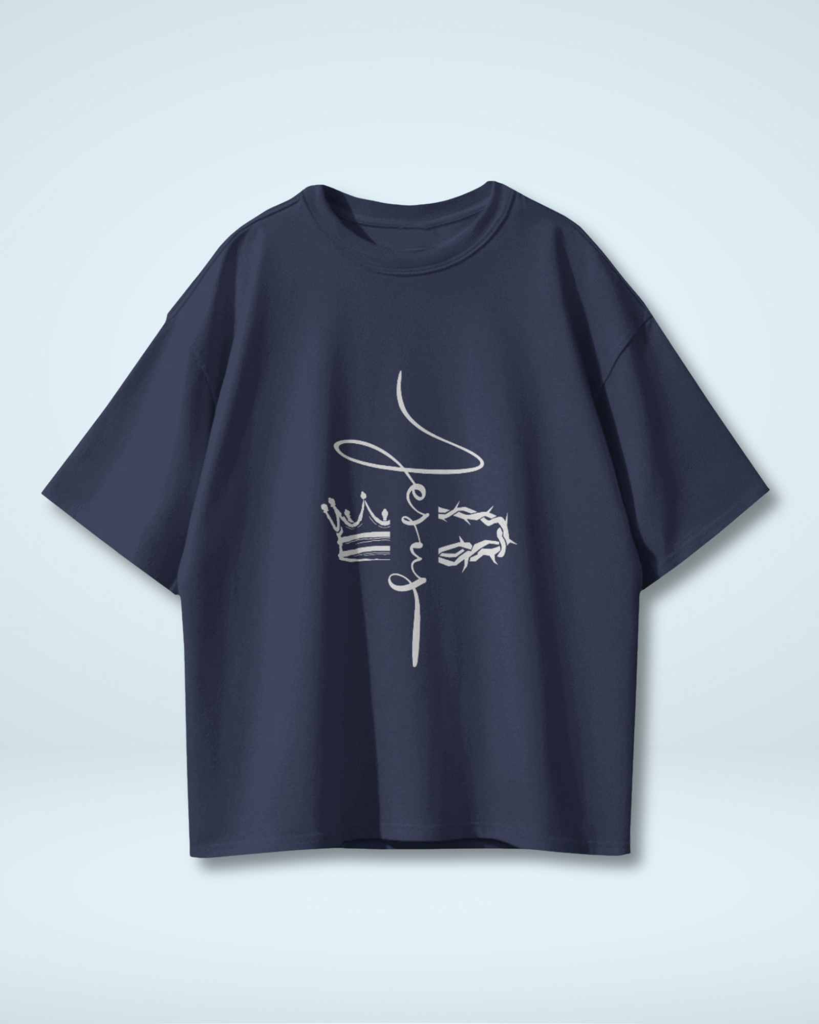 The King Wore Thorns | Premium Oversized T-shirts