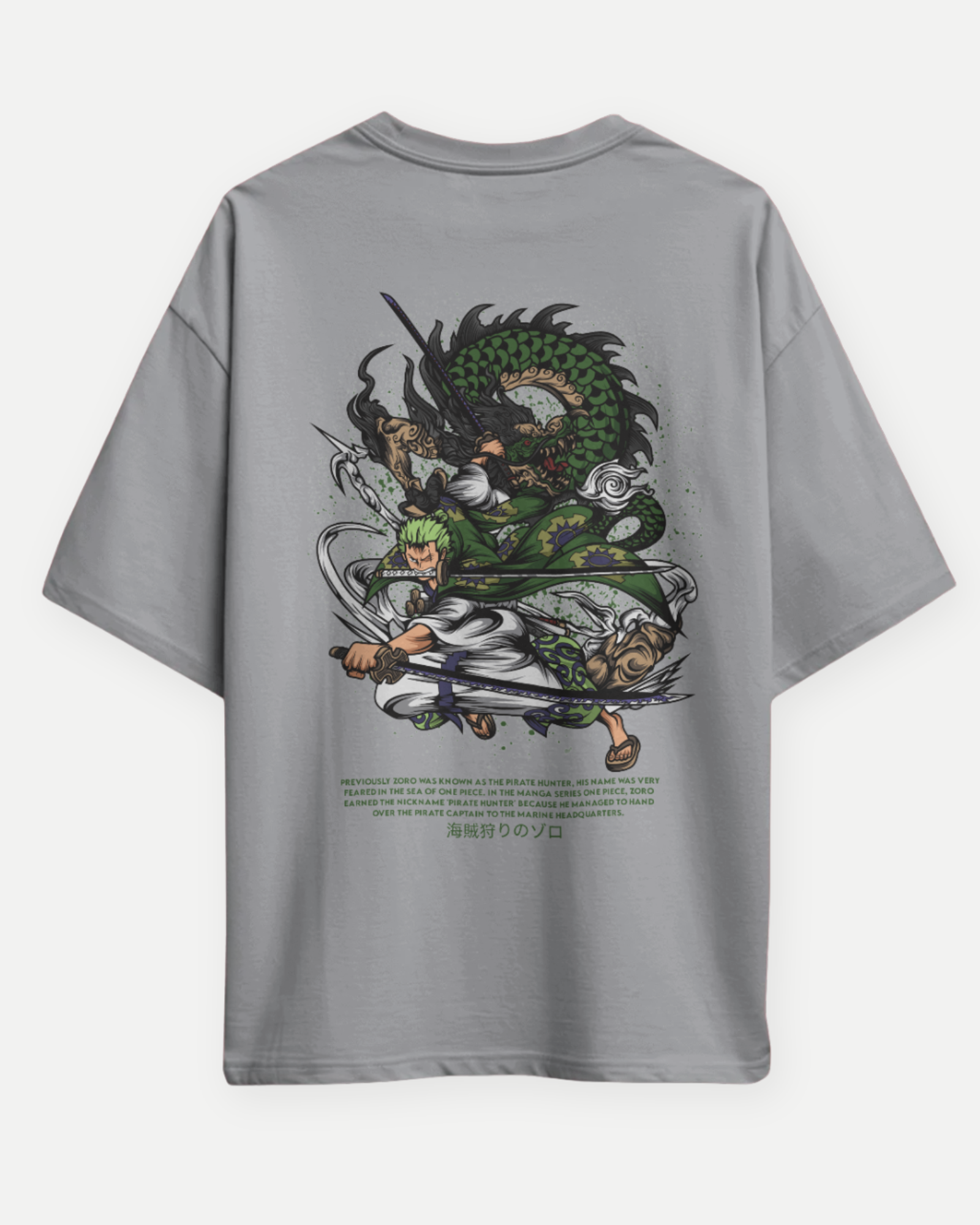 Roronoa Zoro T-shirt | One Piece | Premium Oversized T-shirt