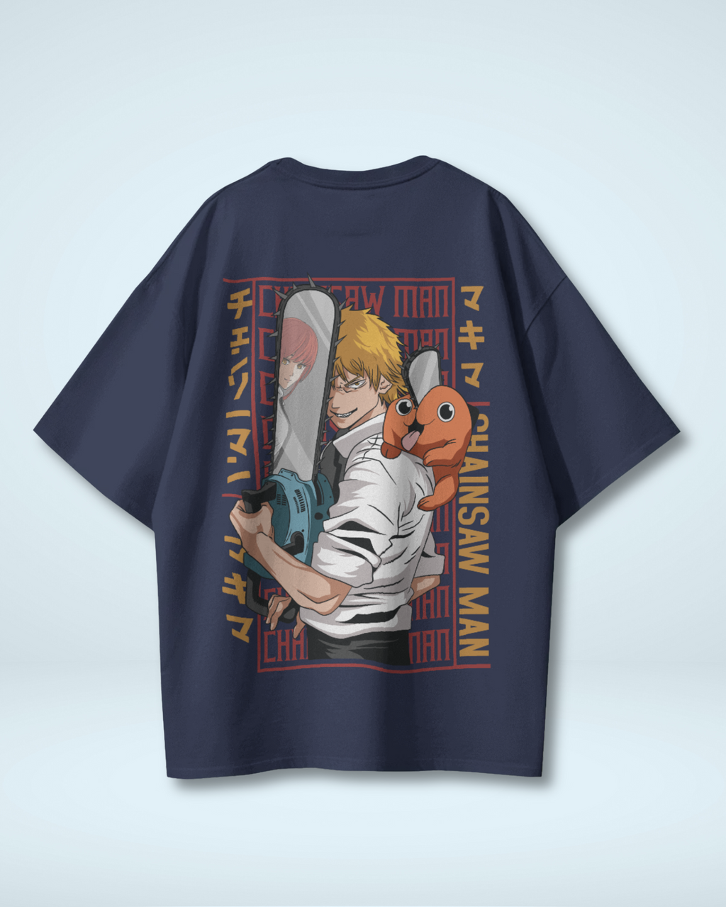 DENJI Chainsaw Man Premium Oversized T-shirt