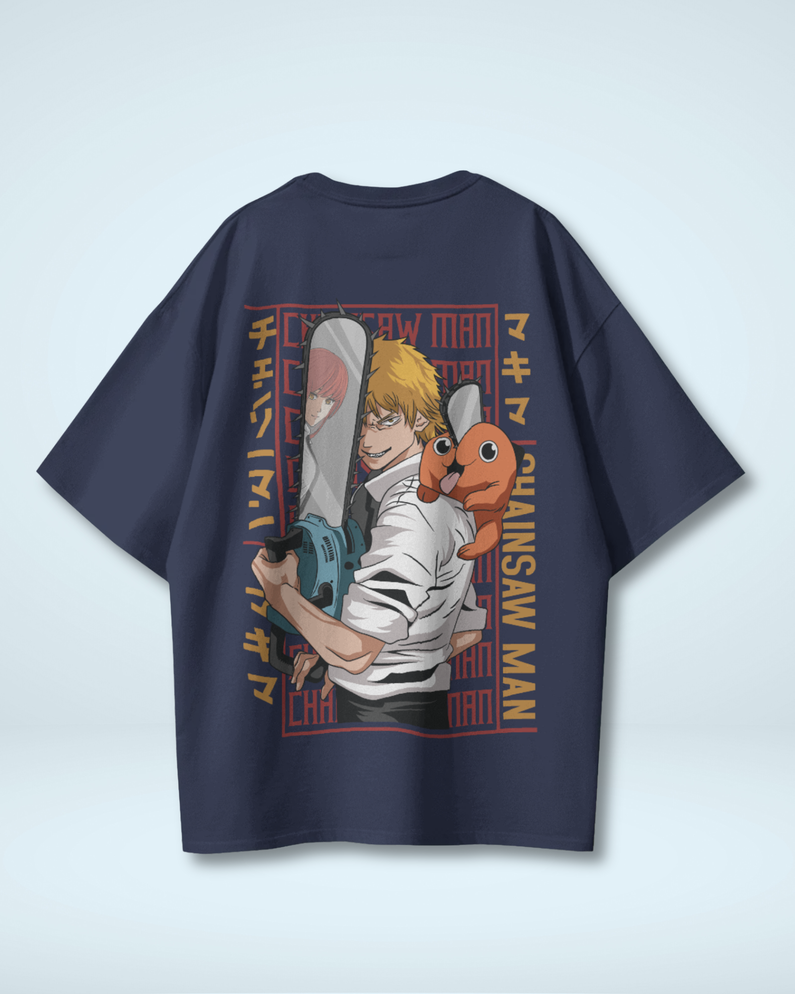 DENJI Chainsaw Man Premium Oversized T-shirt