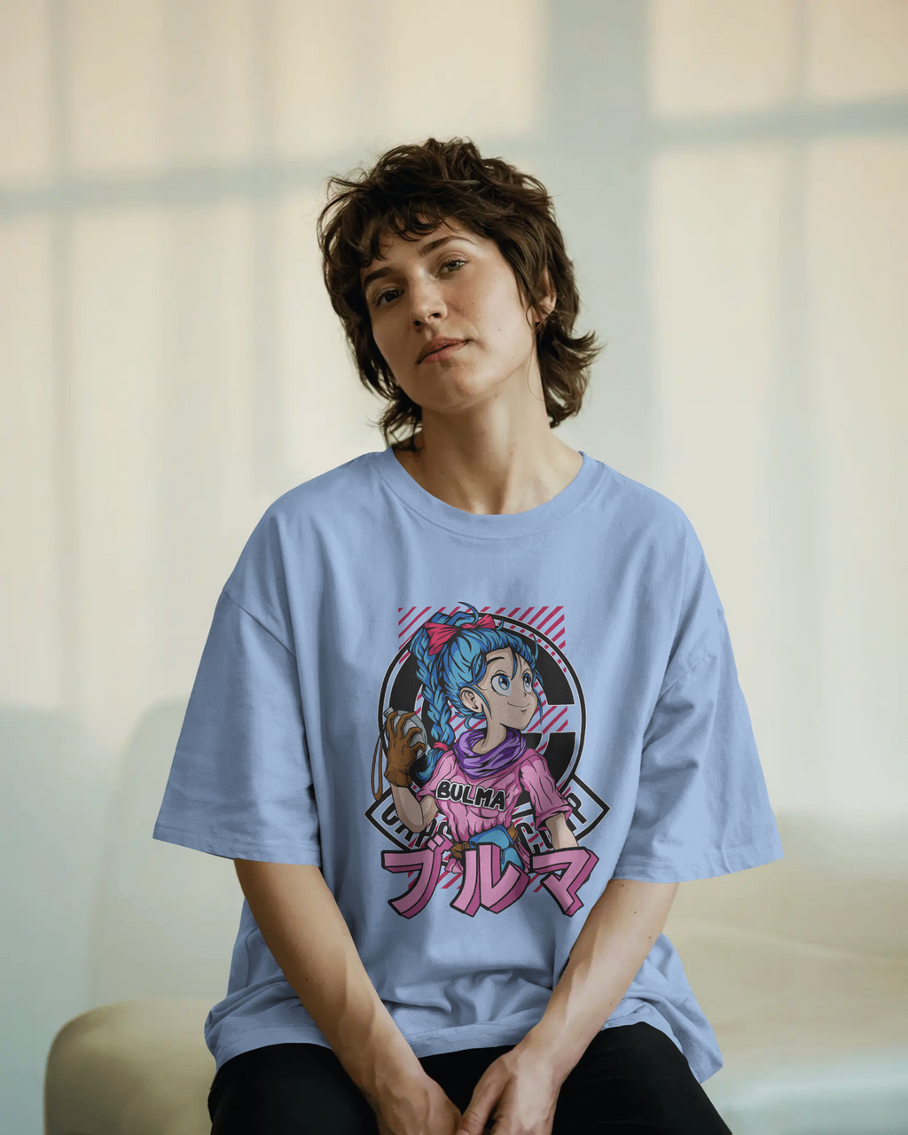 Bulma Premium Oversized T-Shirt from Dragon Ball Z