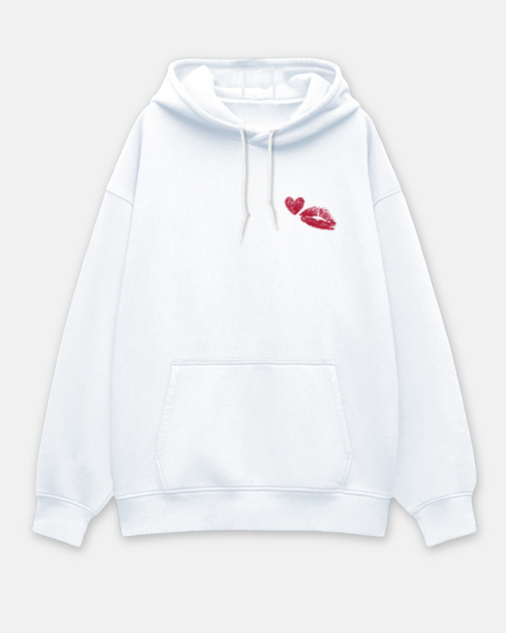 Love Patch Loose Fit Hoodie