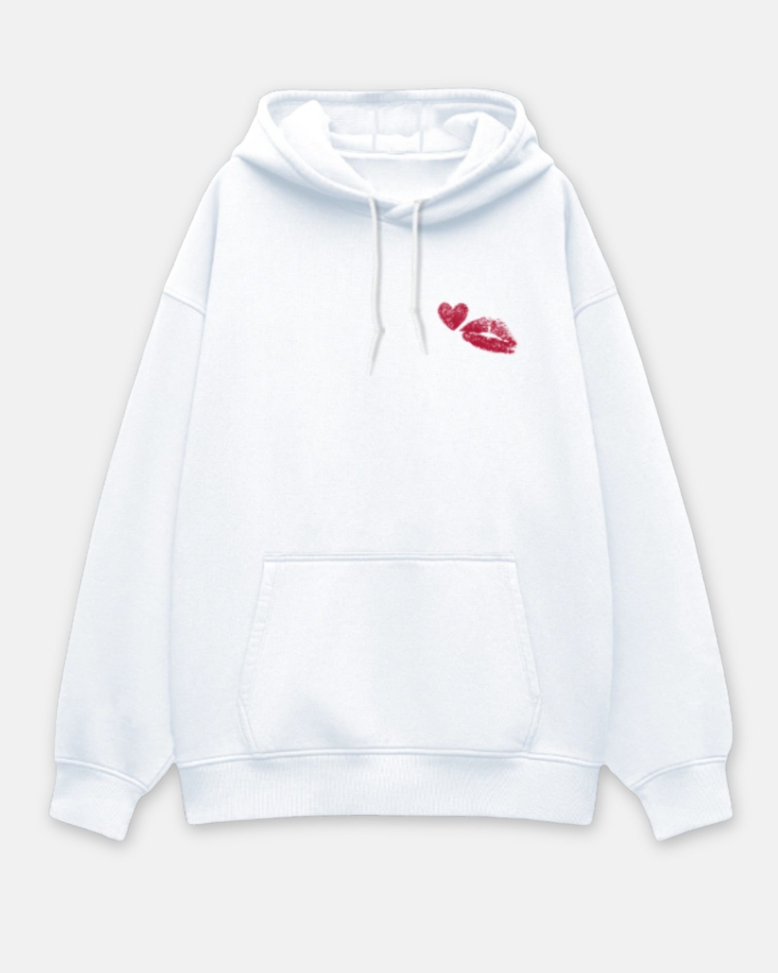 Love Patch Loose Fit Hoodie
