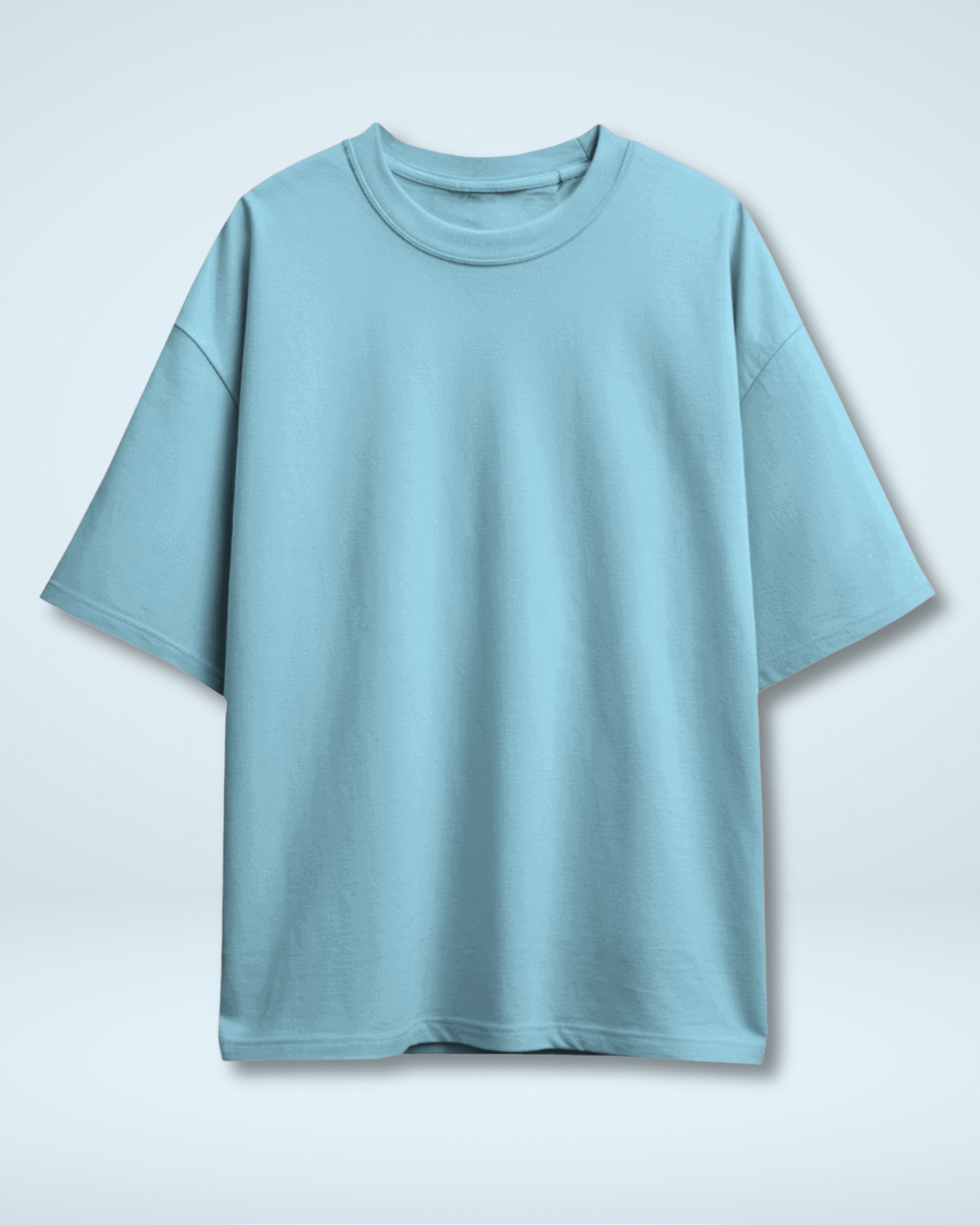Baby Blue Basic Oversized T-shirt