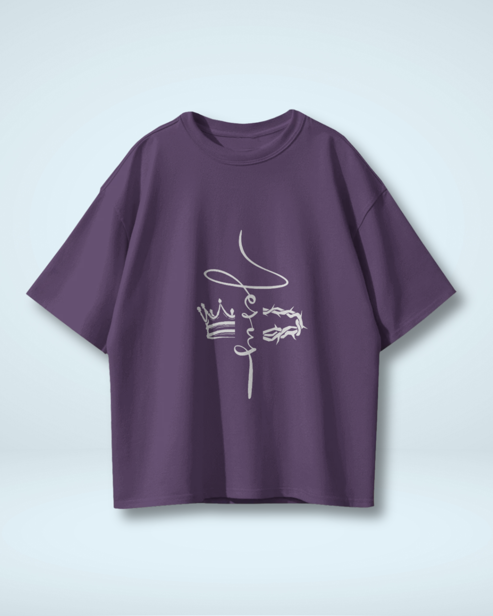 The King Wore Thorns | Premium Oversized T-shirts