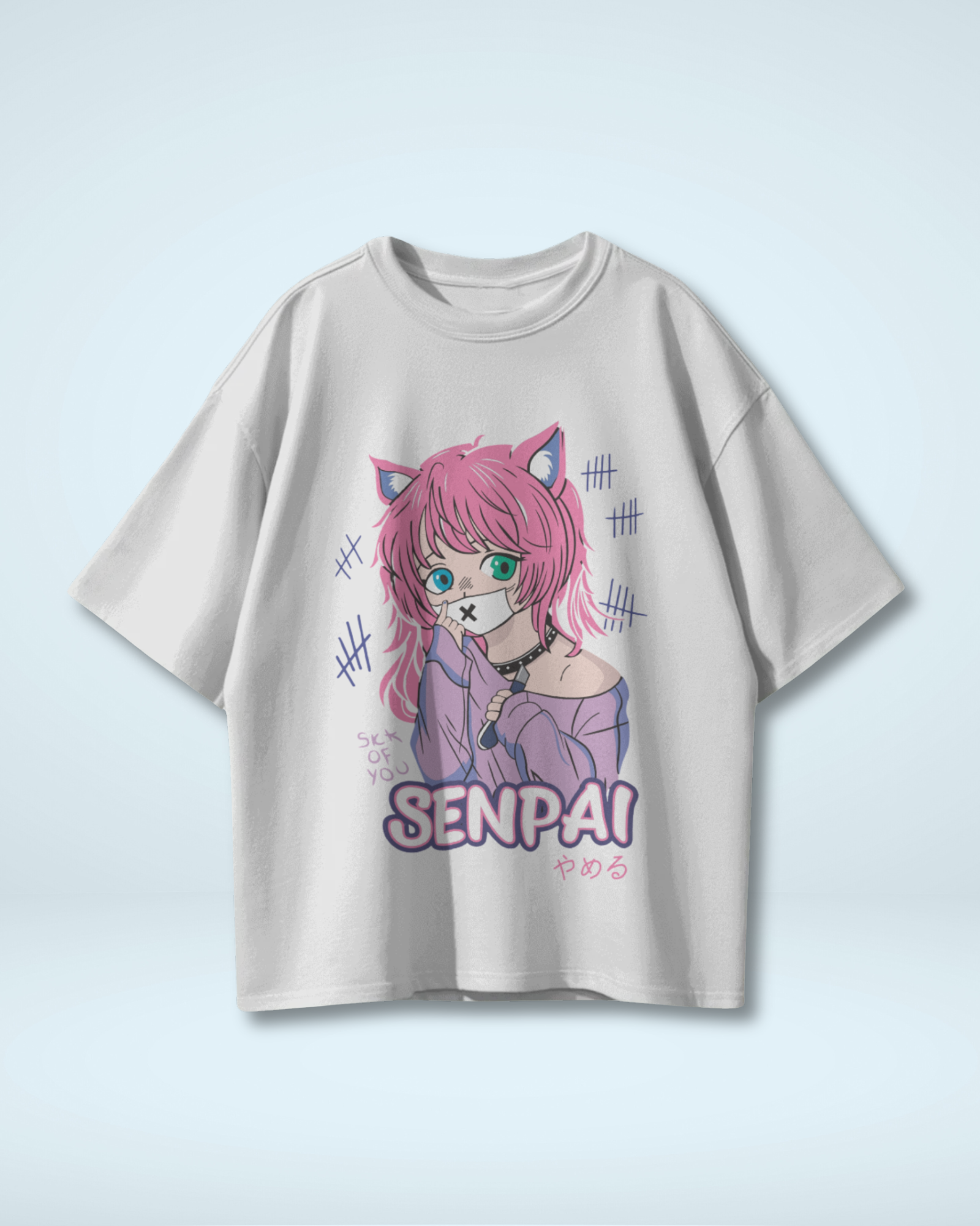 Senpai Catgirl Oversized T-shirt