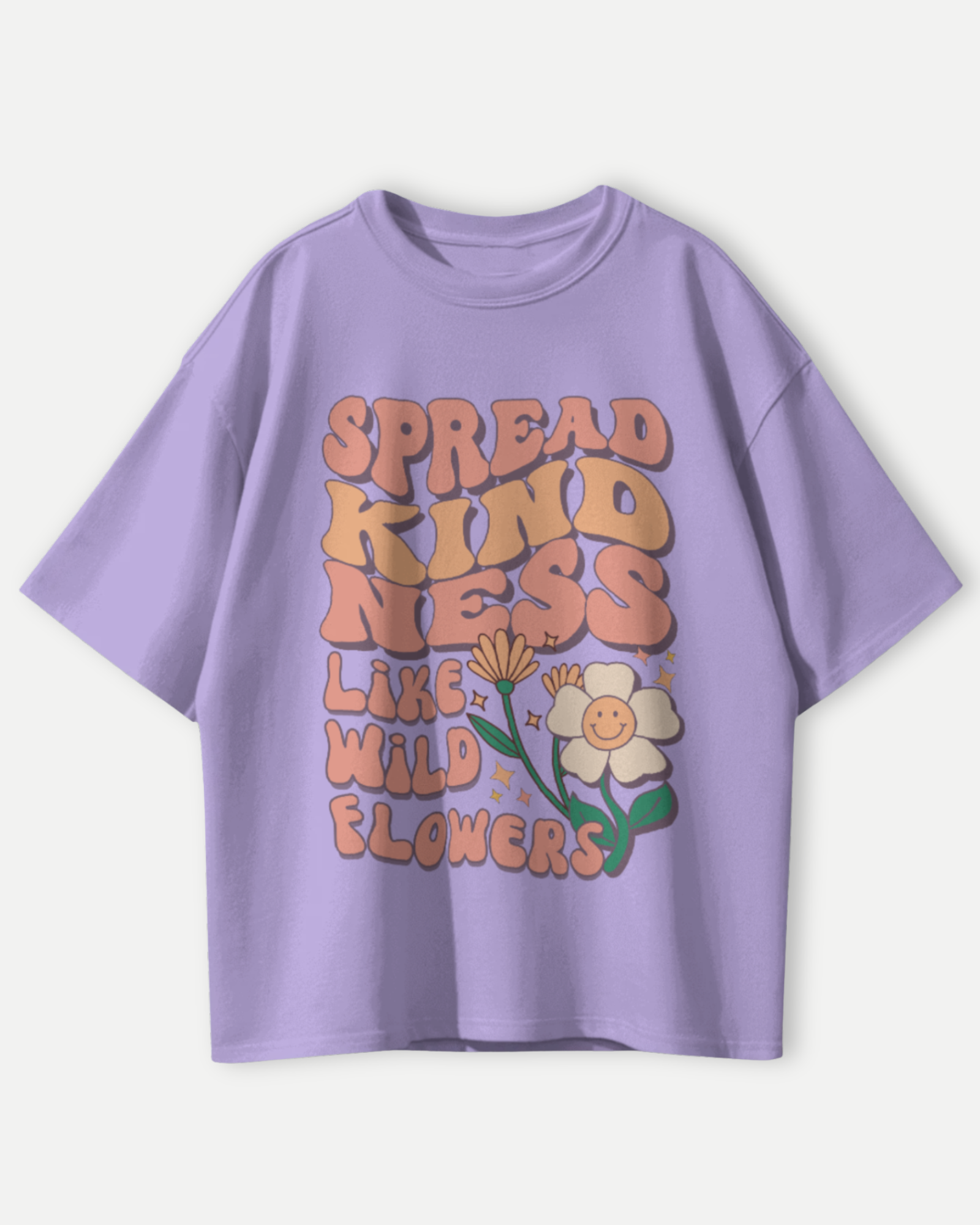 Wildflower Kindness Premium Oversized T-shirt