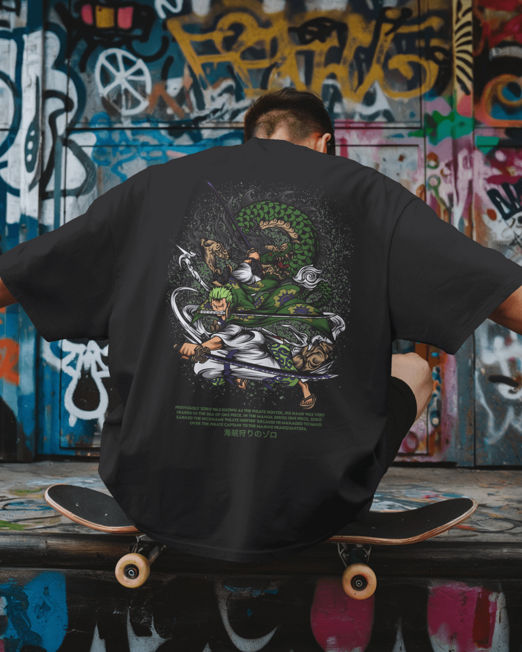 Roronoa Zoro T-shirt | One Piece | Premium Oversized T-shirt
