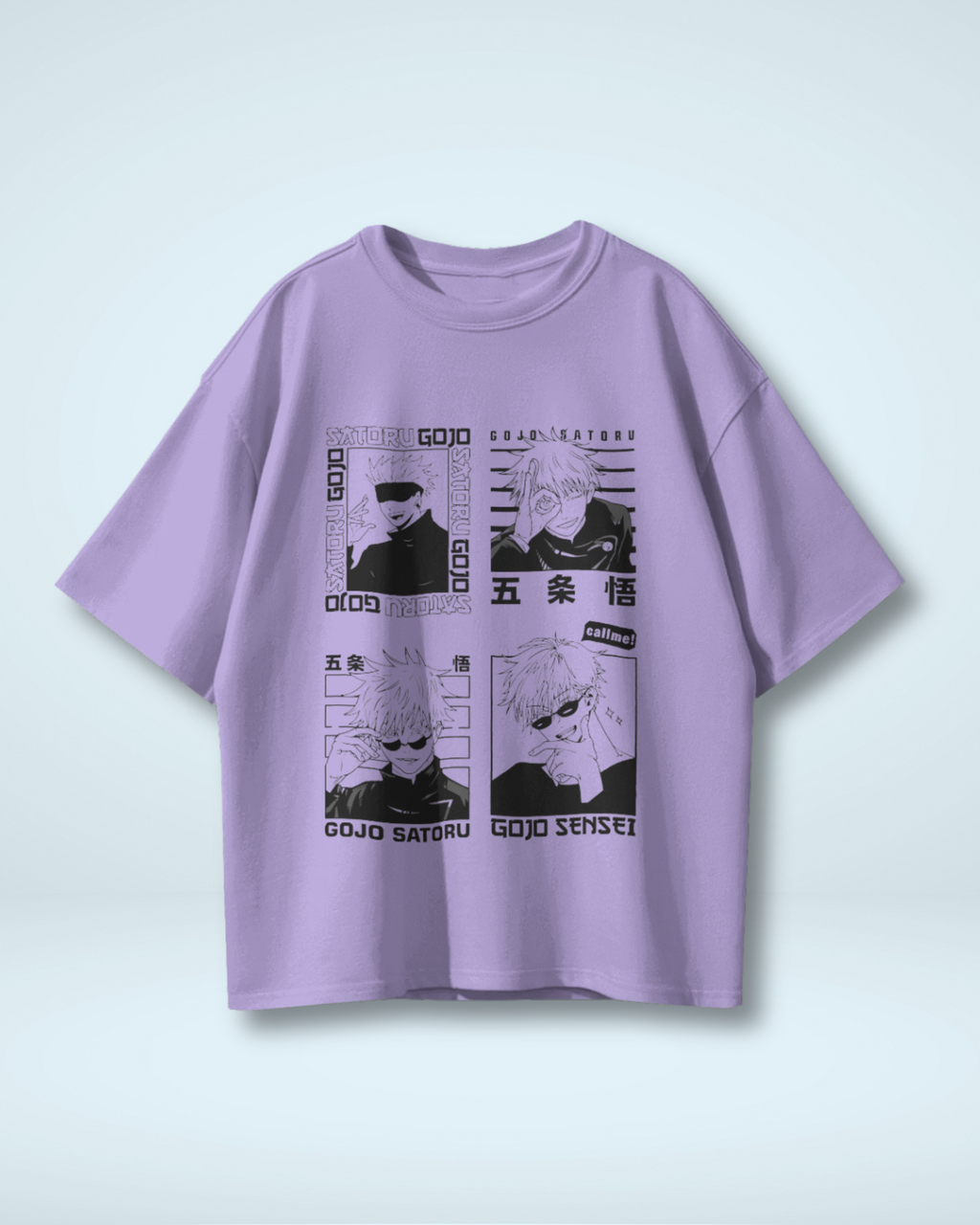 Gojo Satoru T-Shirt | Jujutsu Kaisen Premium Oversized T-shirt