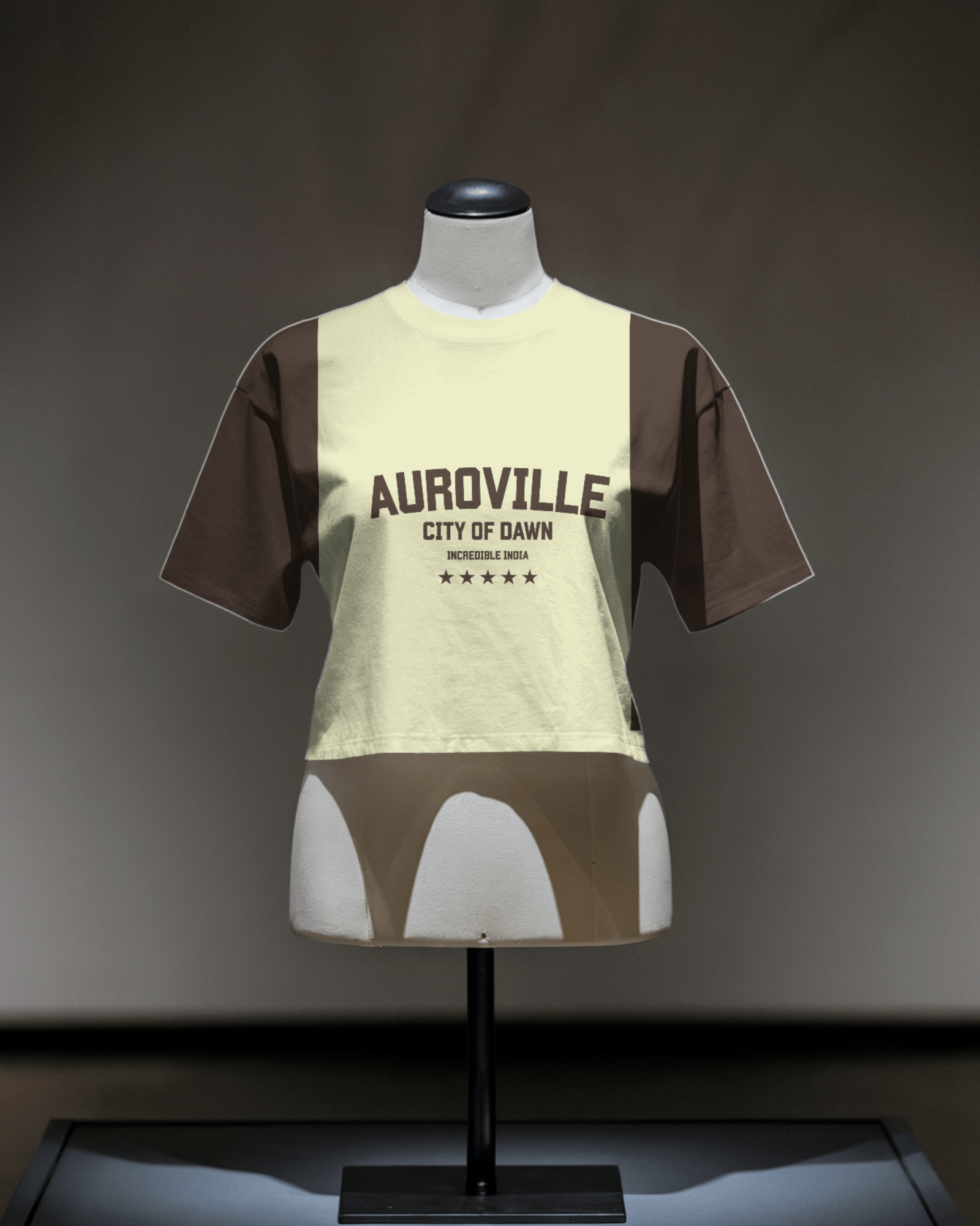 Auroville City of Dawn Crop Top