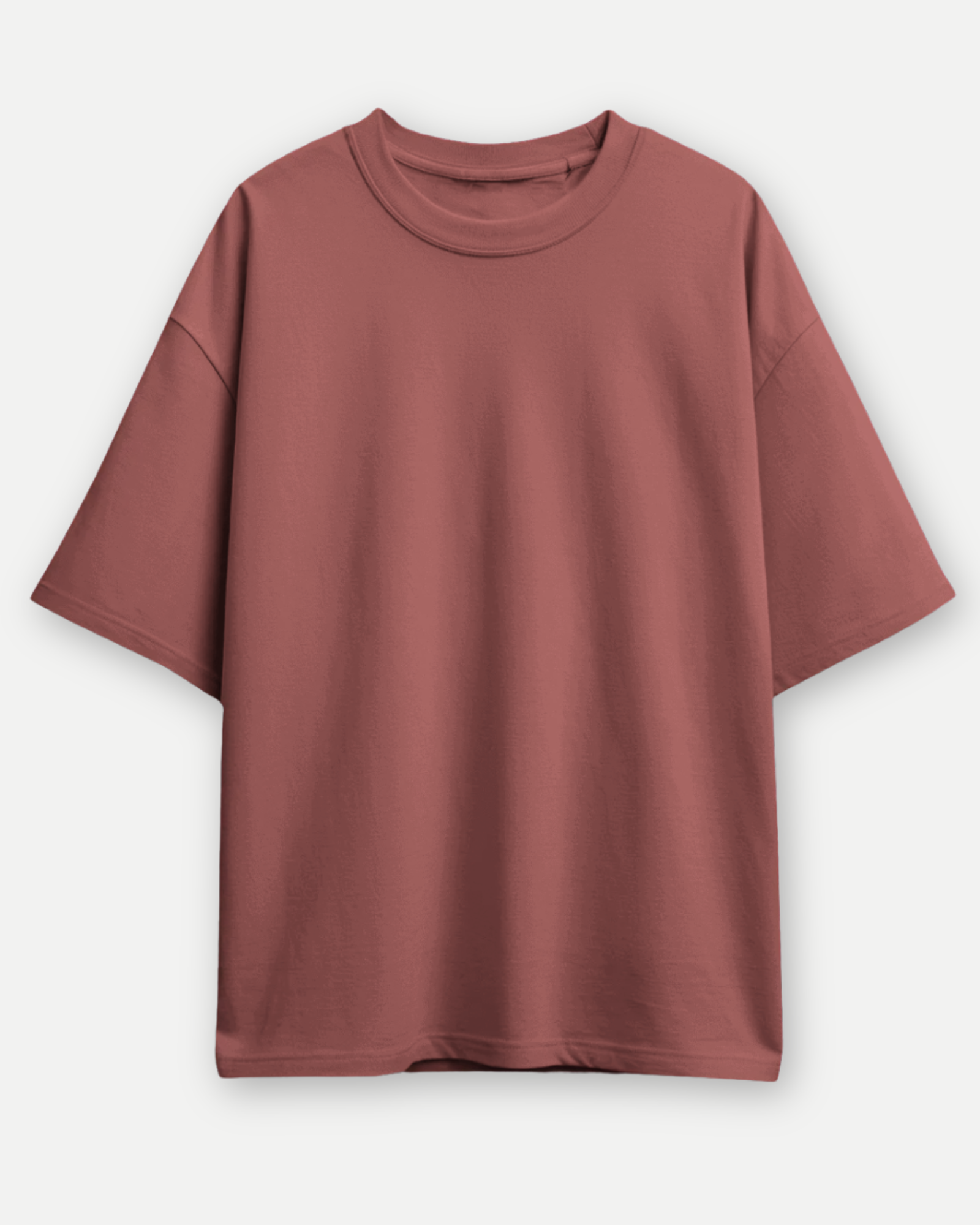 Coral Basic Oversized T-shirt