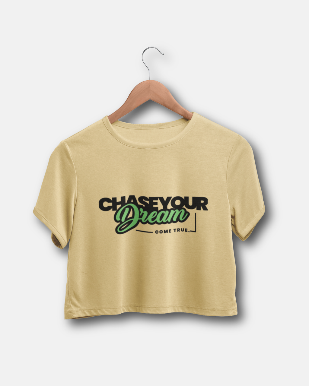 Dream Big Motivational Graphic Crop Top