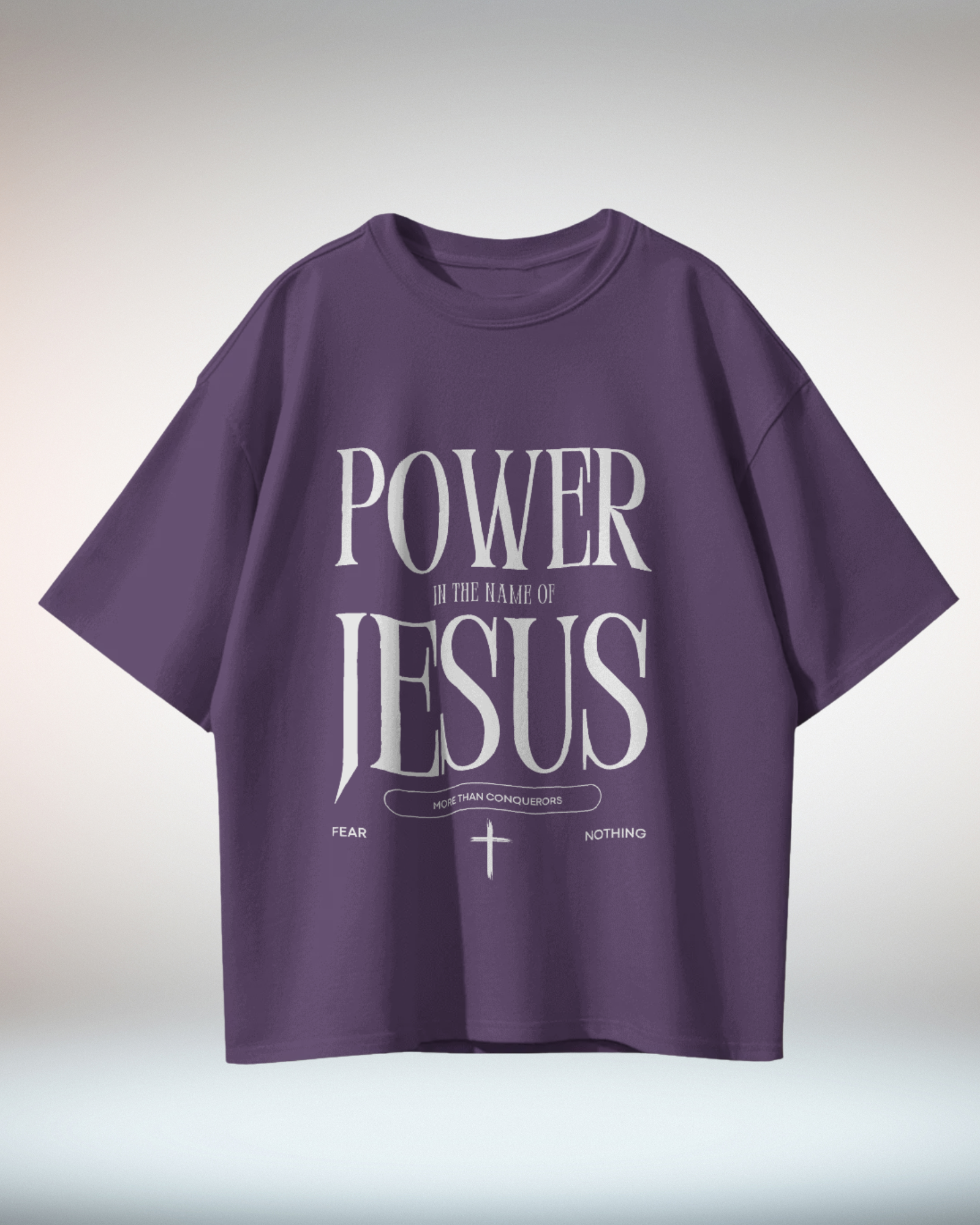 Unleash Your Faith: "POWER IN THE NAME OF JESUS" Spiritual T-Shirt - Dorcus Wear
