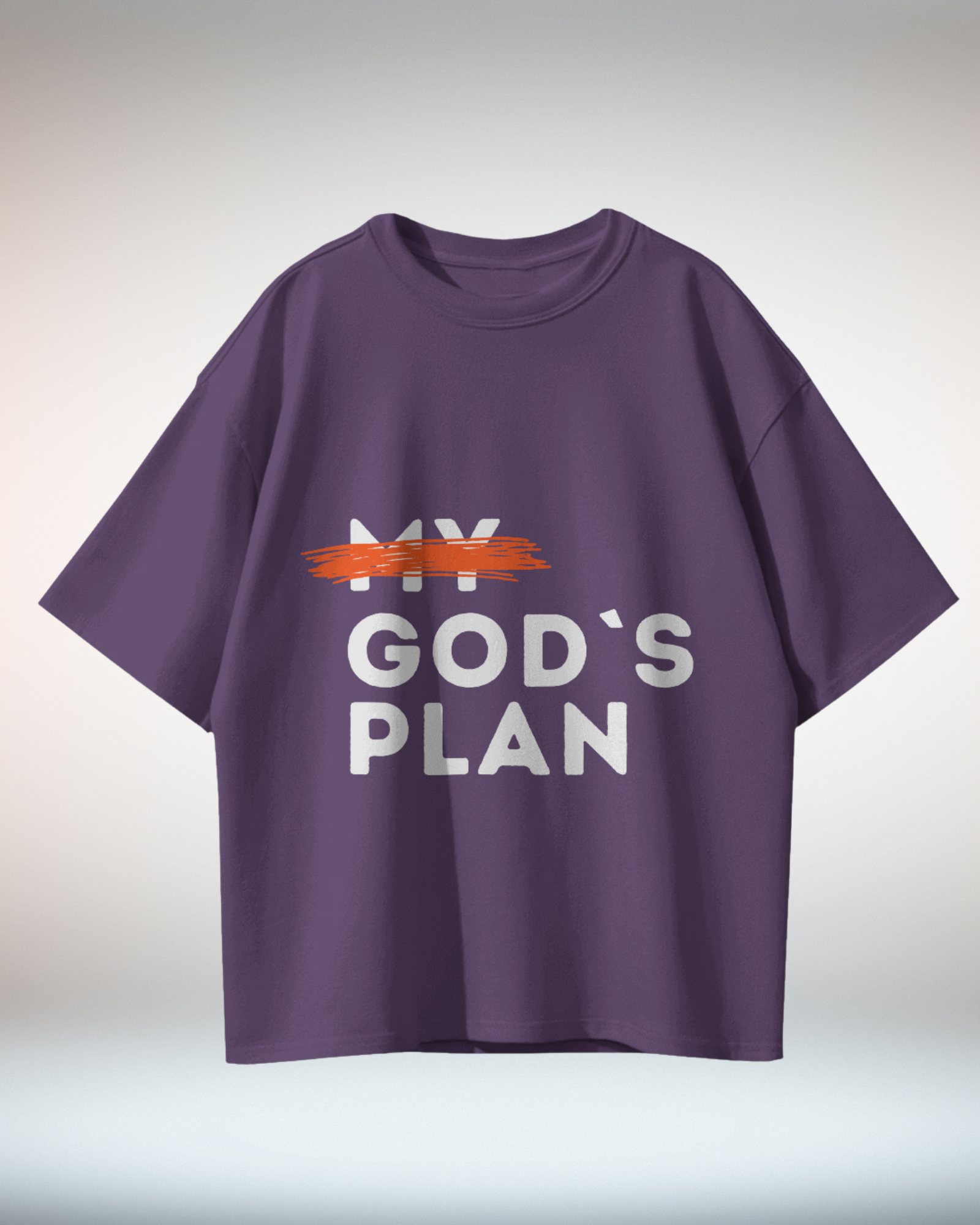 God’s Plan Only | Premium Oversized T-shirts - Dorcus Wear