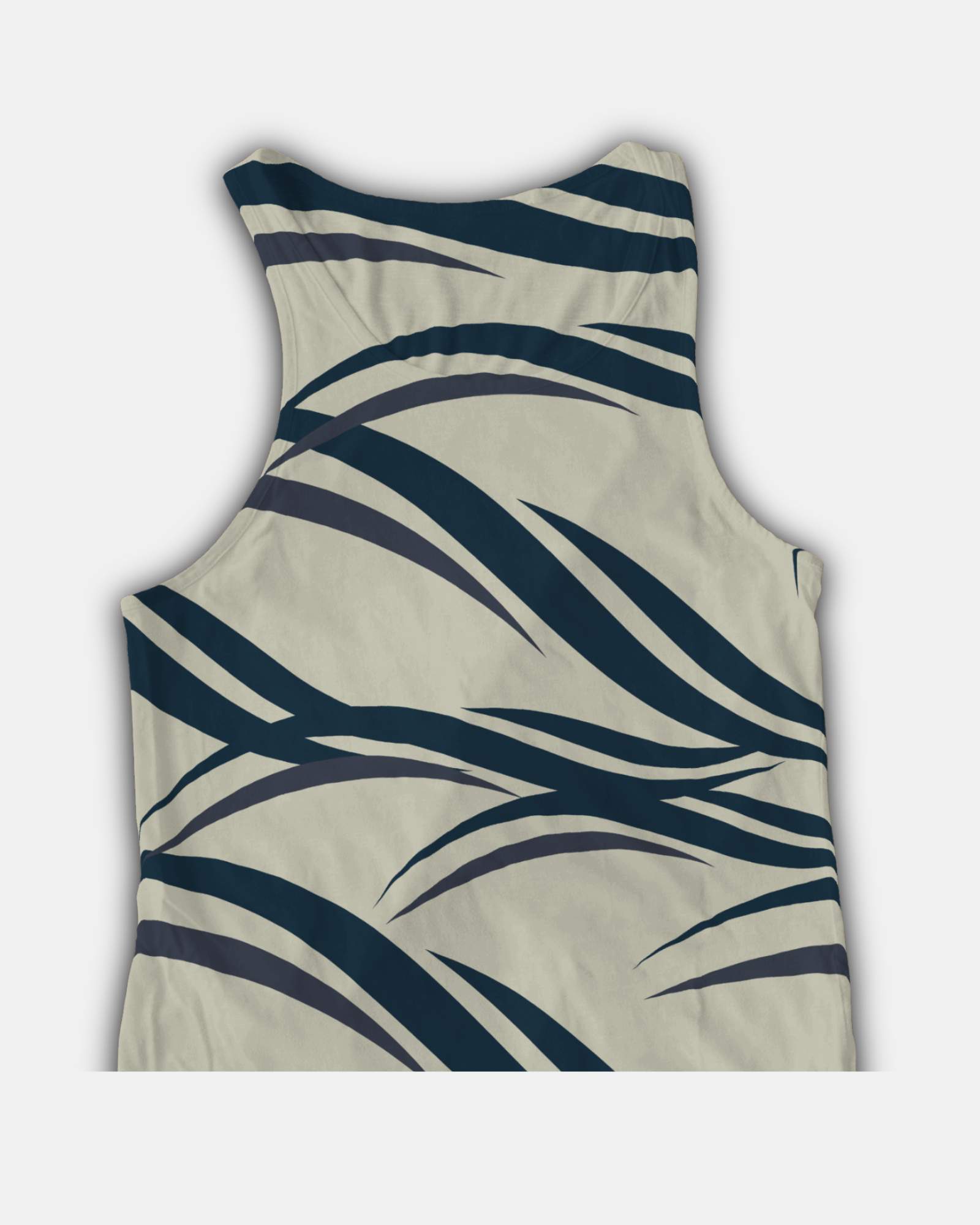 Ocean Wave Pattern Crop Top