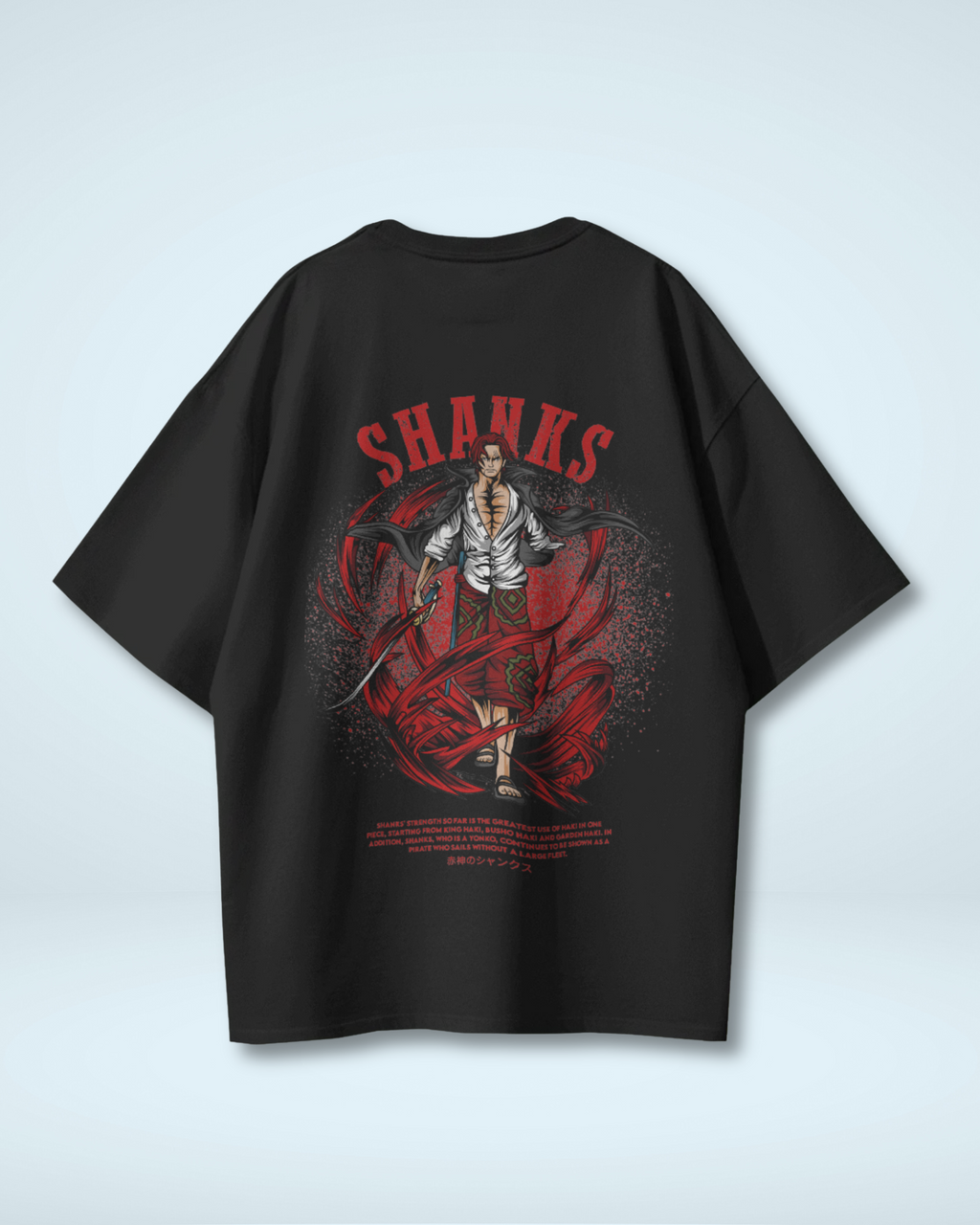 Shanks One Piece T-shirt | Premium Oversized T-shirt