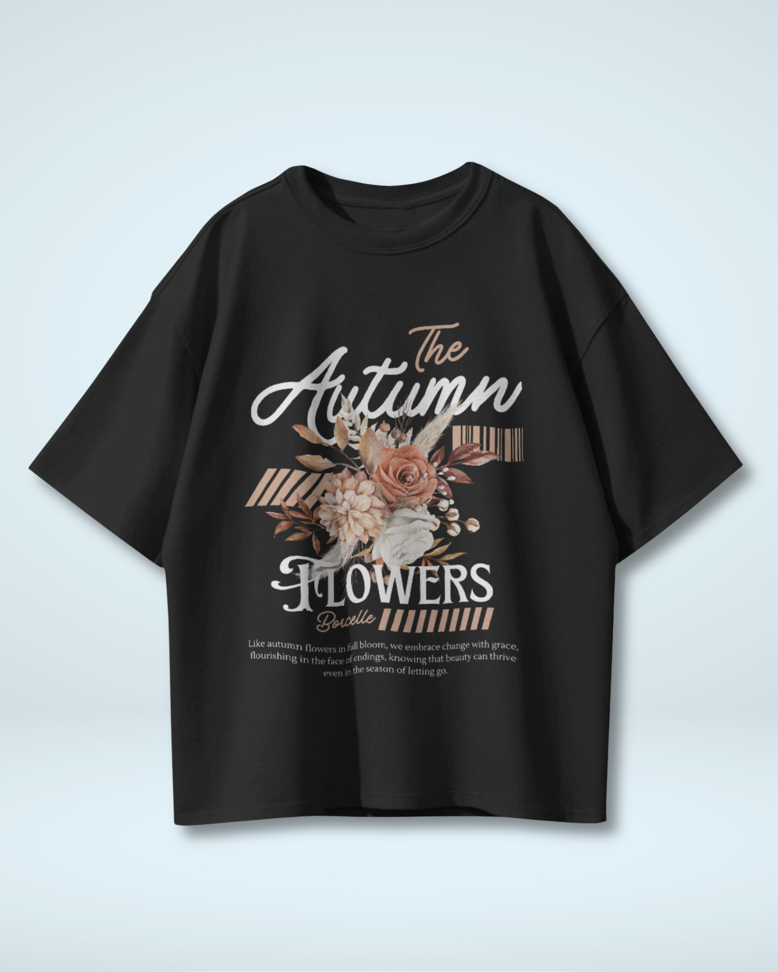 Autumn Bloom Oversized T-shirt