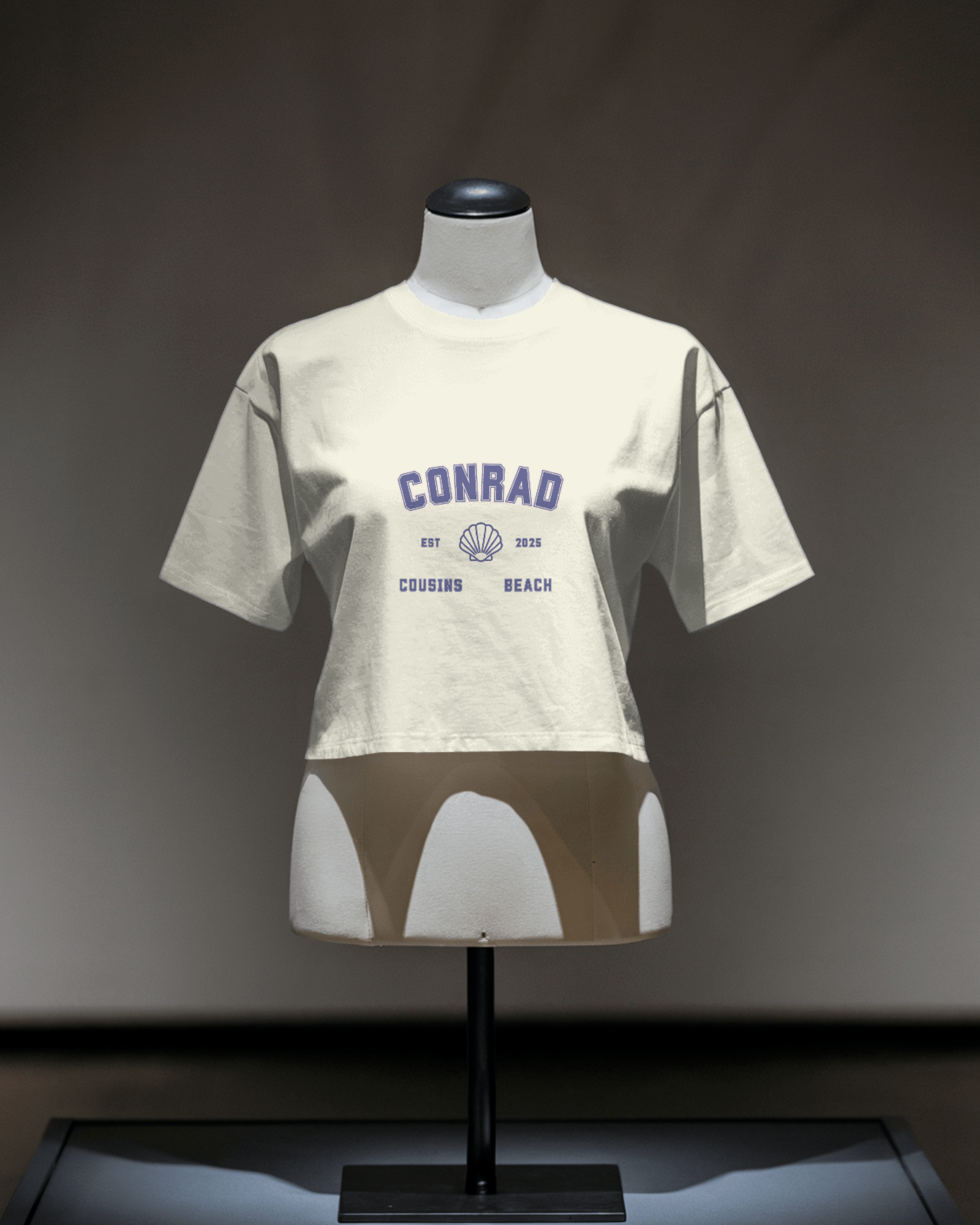 Conrad Cousins Beach Varsity Crop Top