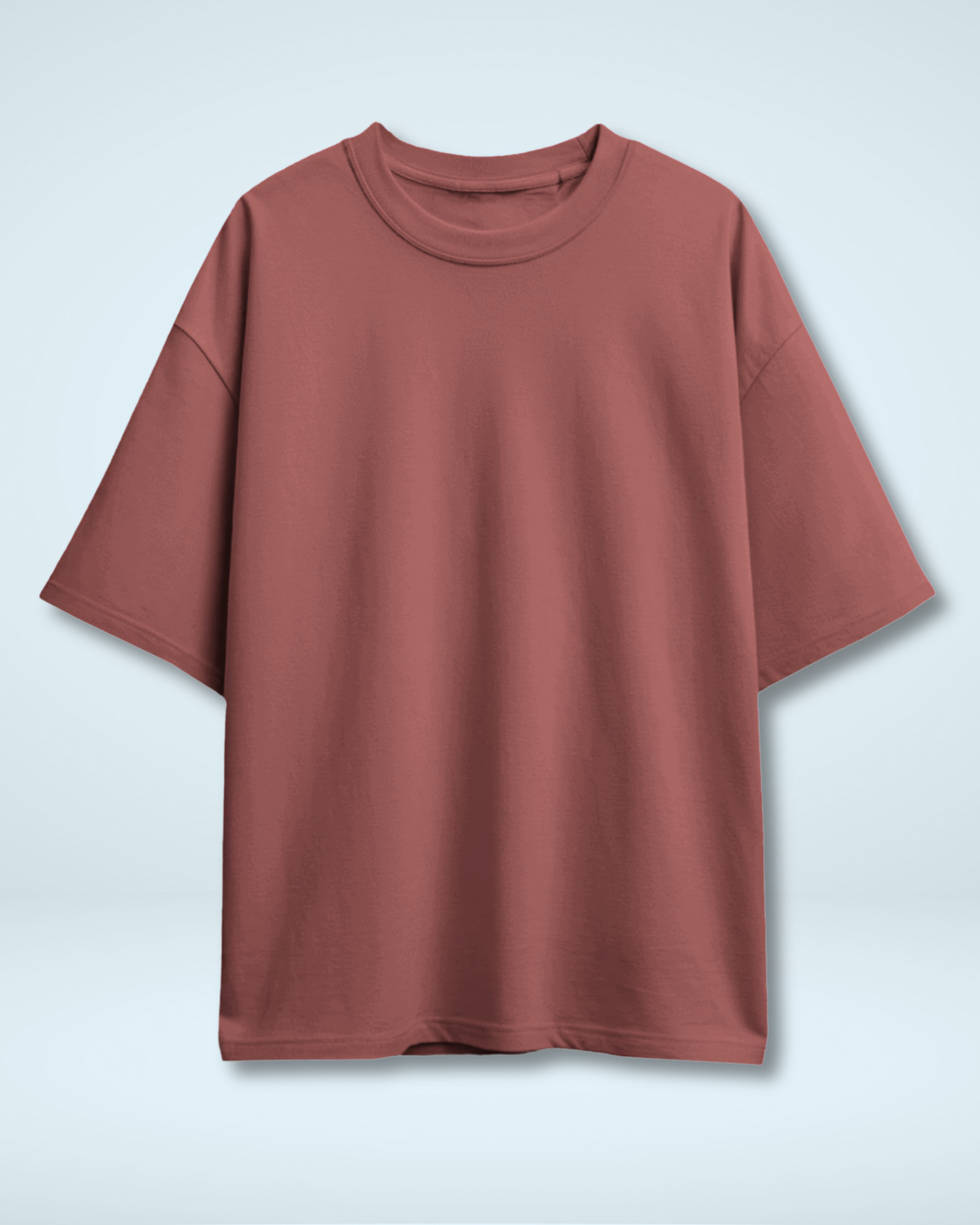 Coral Basic Oversized T-shirt