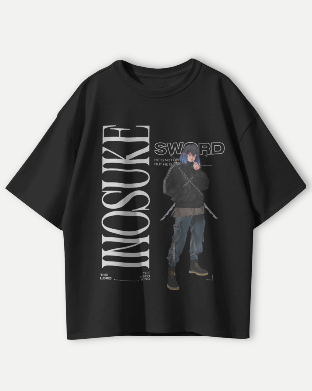 Inosuke Demon Slayer Premium Oversized T-shirt