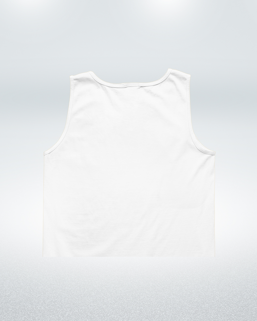 White Crop Tank Top