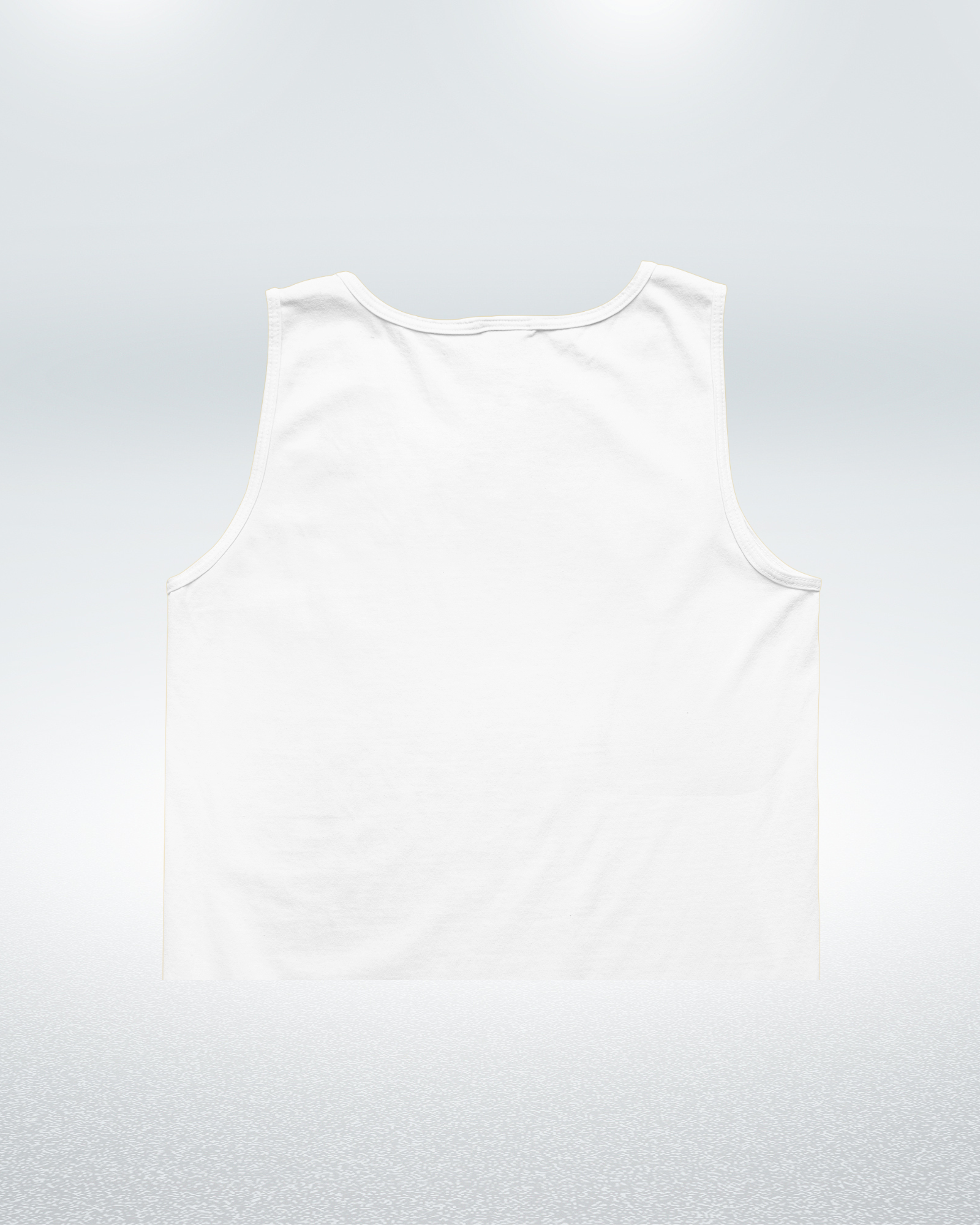 White Crop Tank Top