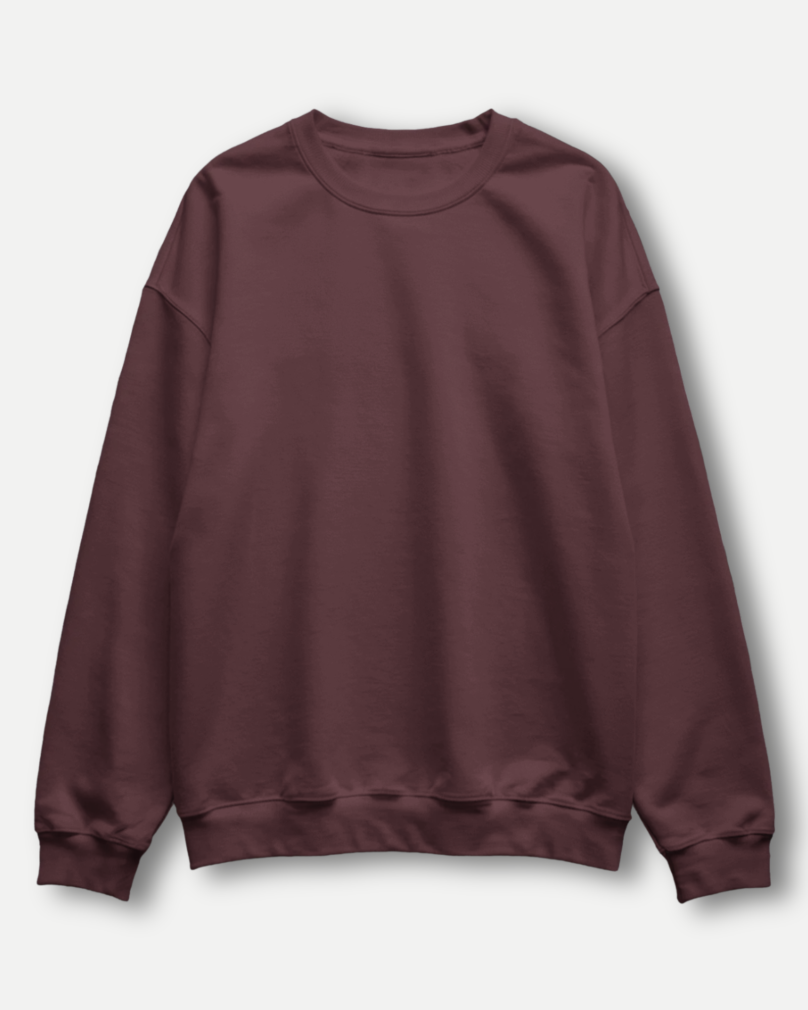 Maroon Oversized Sweatshirt
