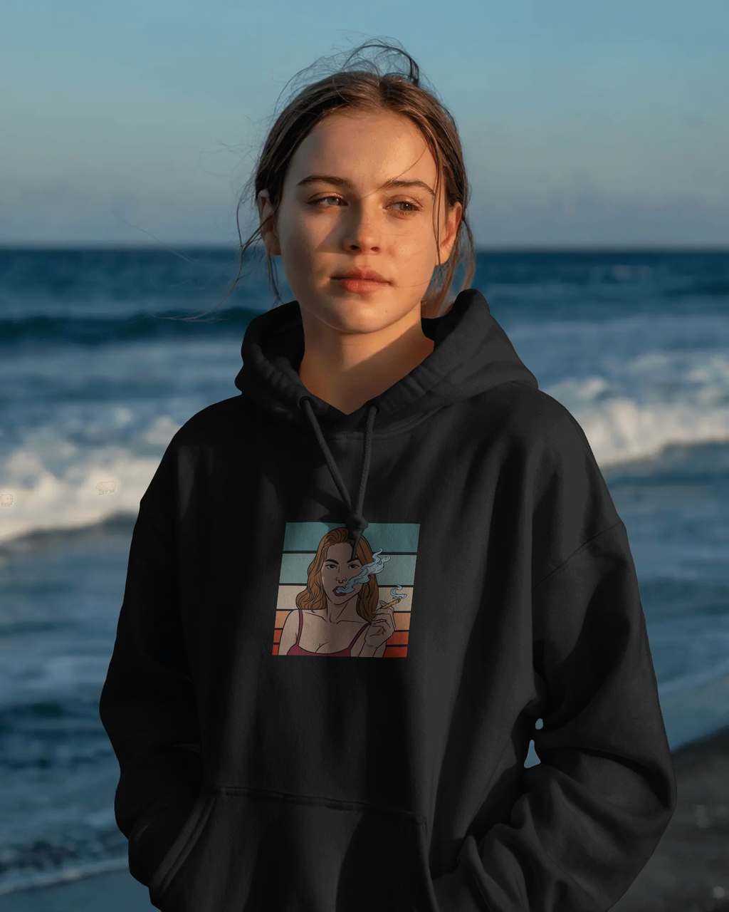 Chill Girl Loose Fit Hoodie