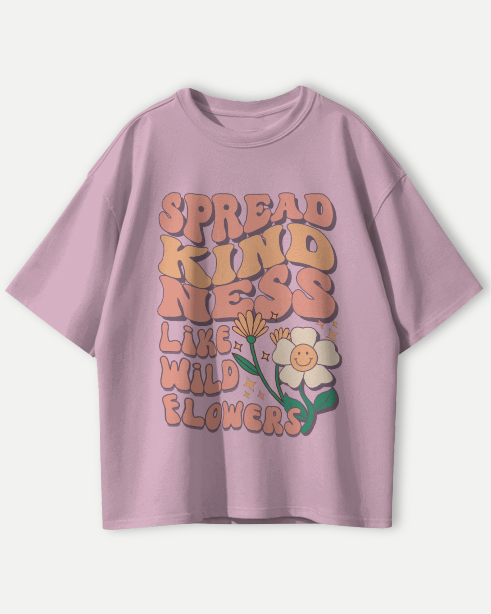 Wildflower Kindness Premium Oversized T-shirt