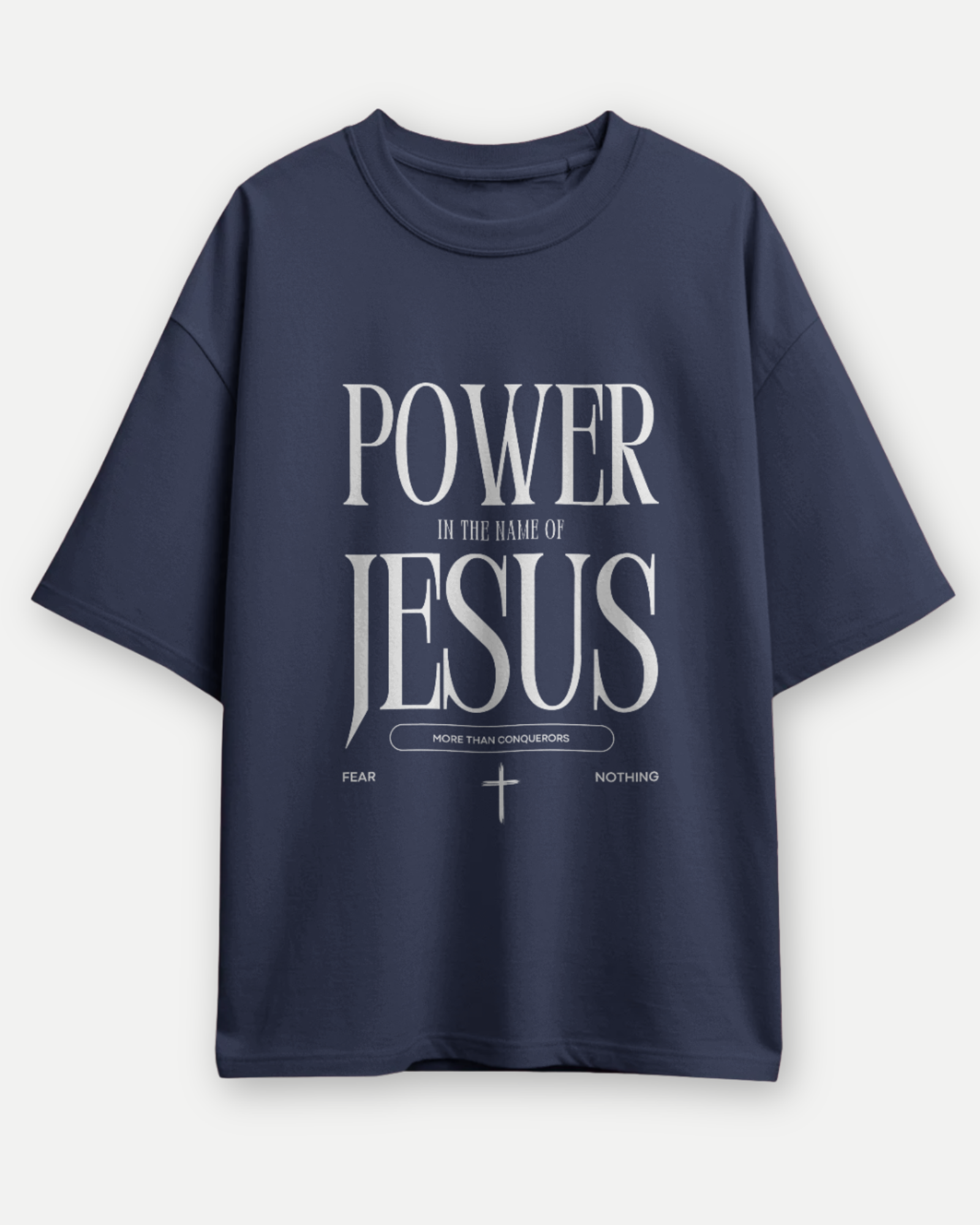 Unleash Your Faith: "POWER IN THE NAME OF JESUS" Spiritual T-Shirt