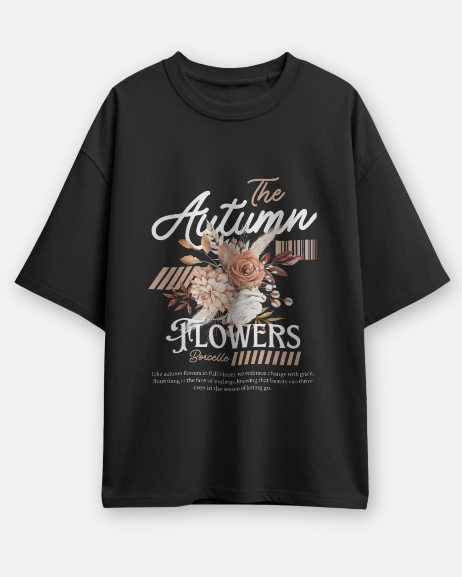 Autumn Bloom Oversized T-shirt
