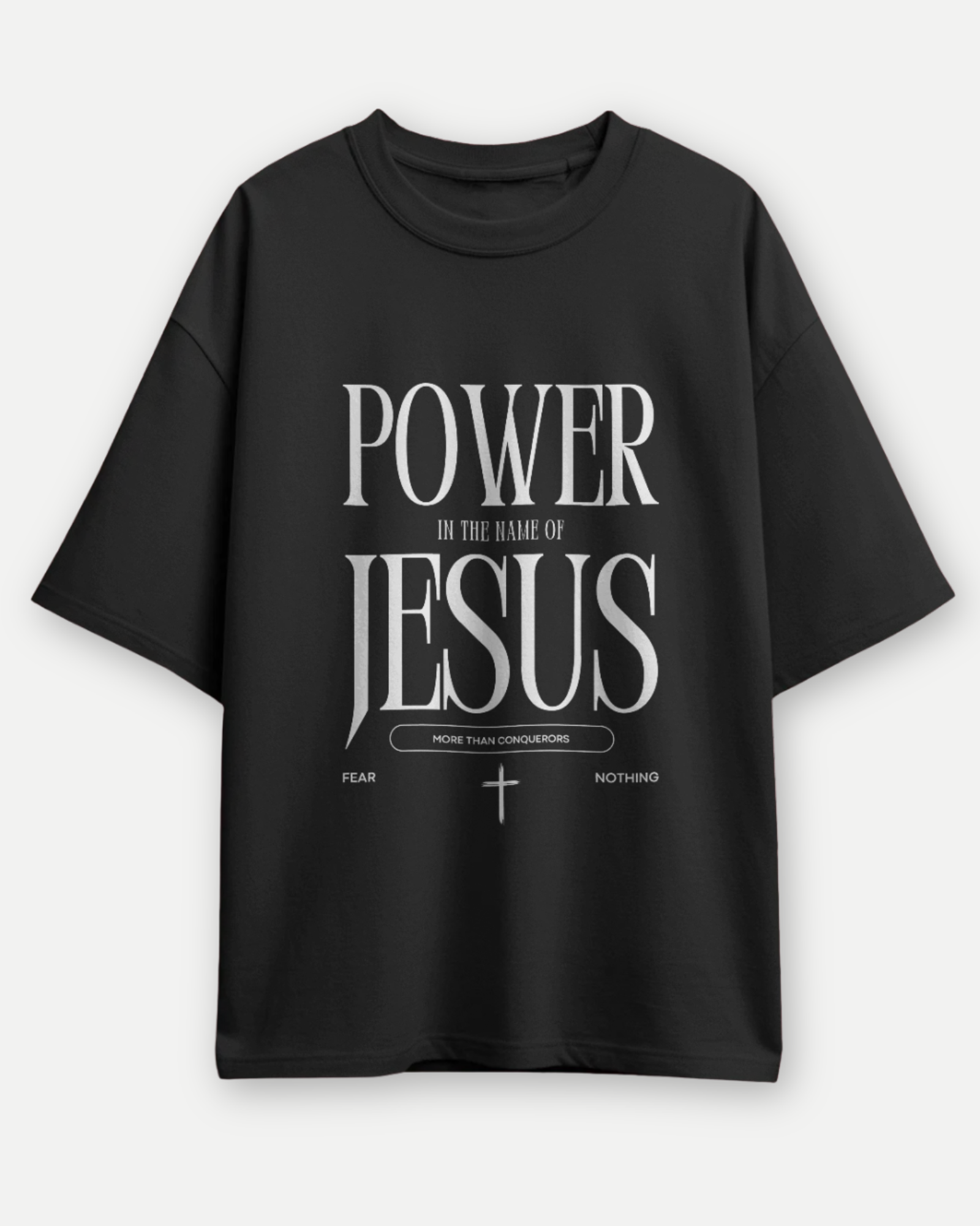 Unleash Your Faith: "POWER IN THE NAME OF JESUS" Spiritual T-Shirt
