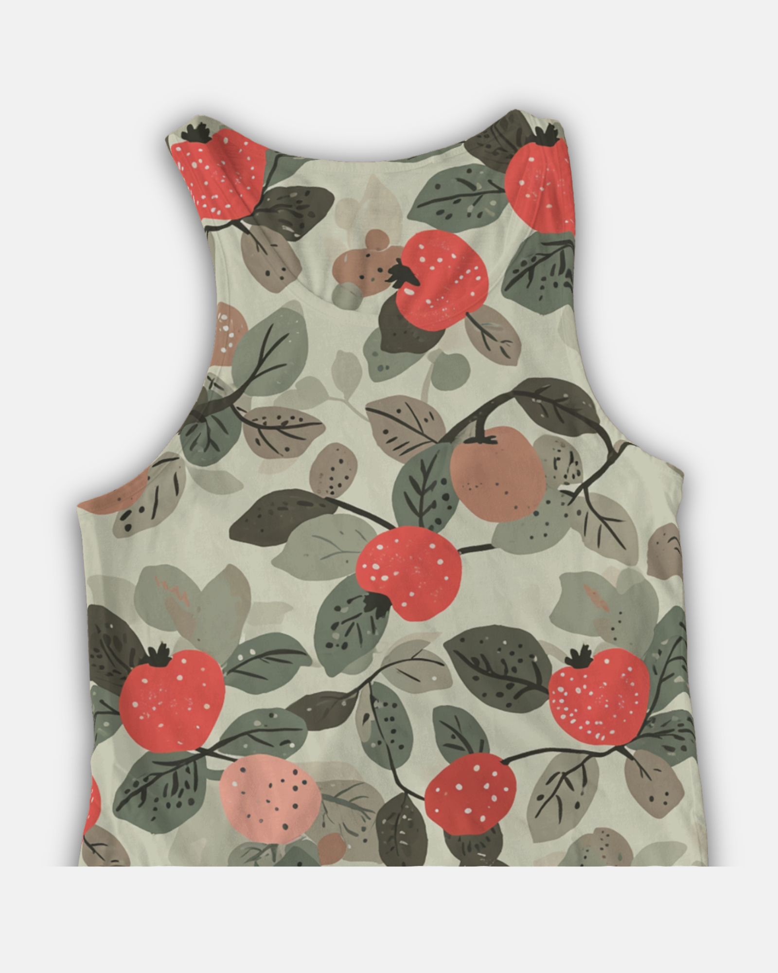 Berry Bloom Ribbed Crop Tank Top