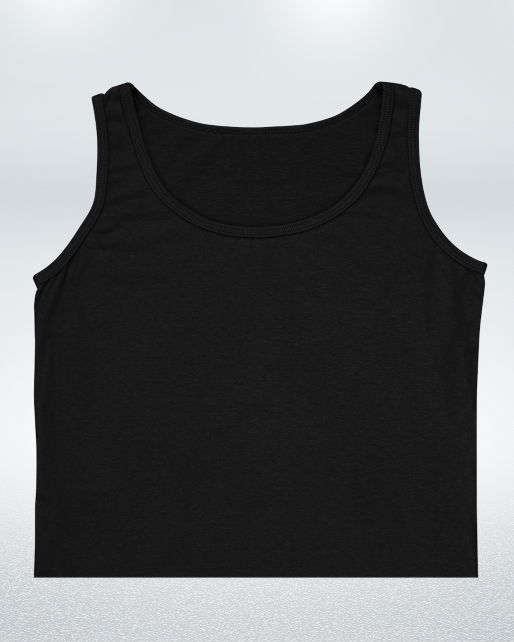 Black Crop Tank Top