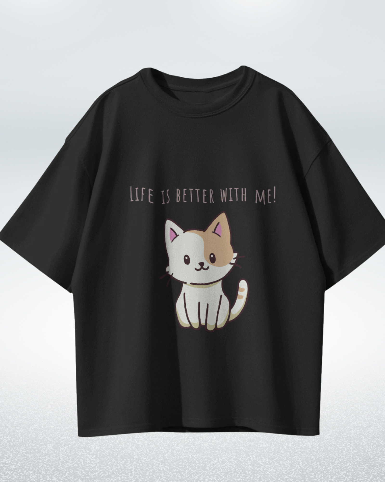 Purrfectly Better Premium Oversized T-shirt