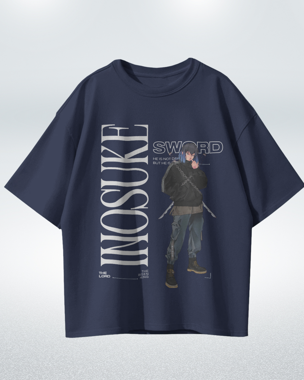 Inosuke Demon Slayer Premium Oversized T-shirt