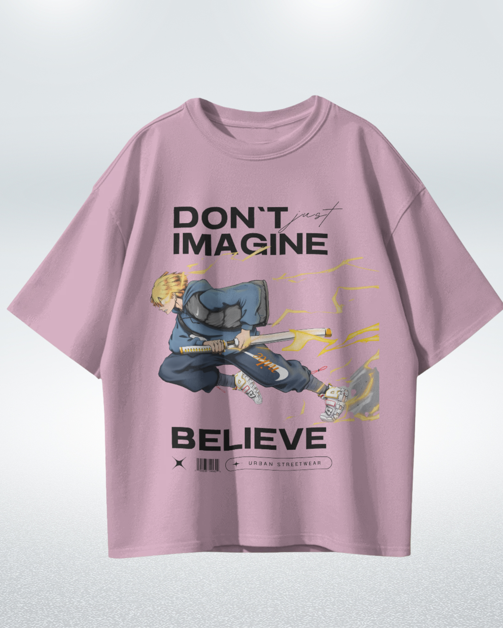 Believe in Thunder Zenitsu Premium Oversized